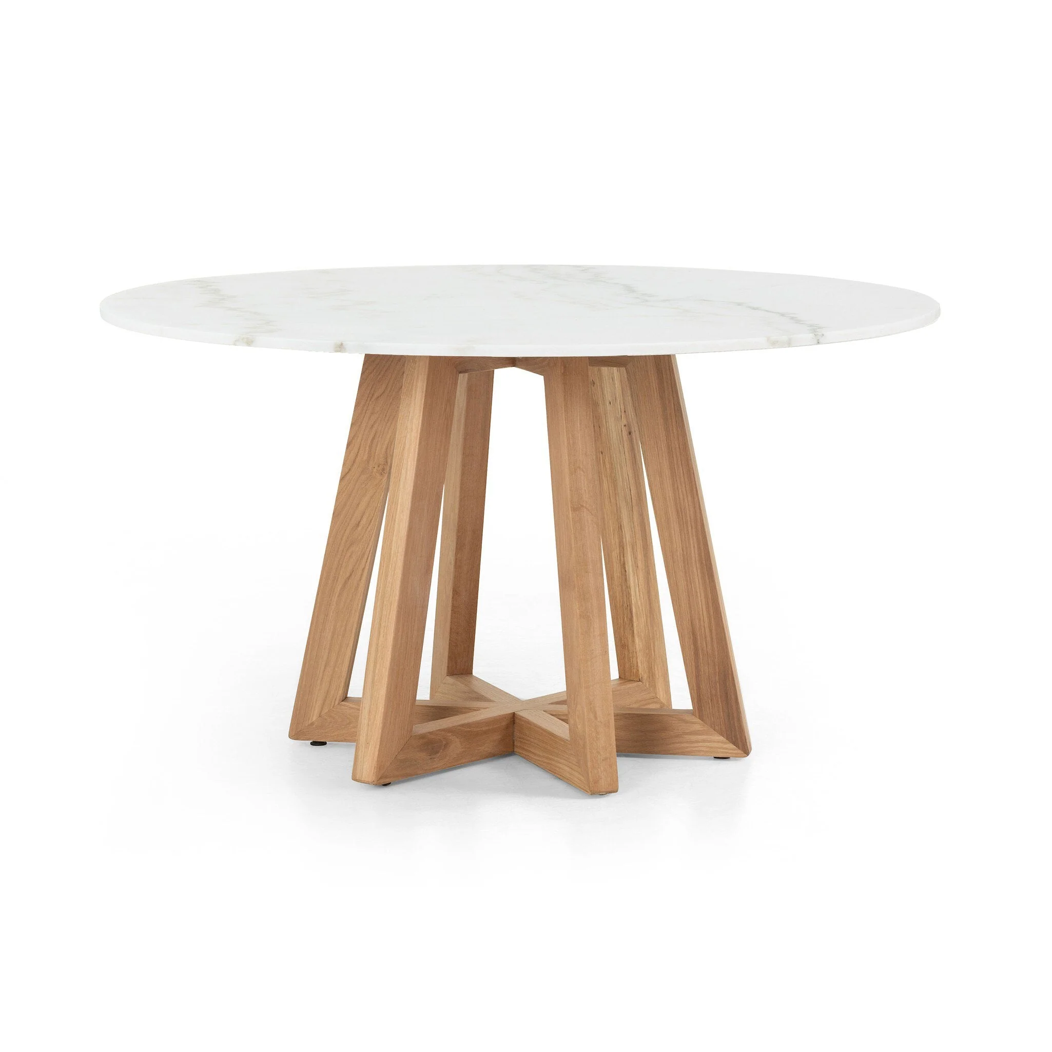 Creston Dining Table - White Marble - Image 2