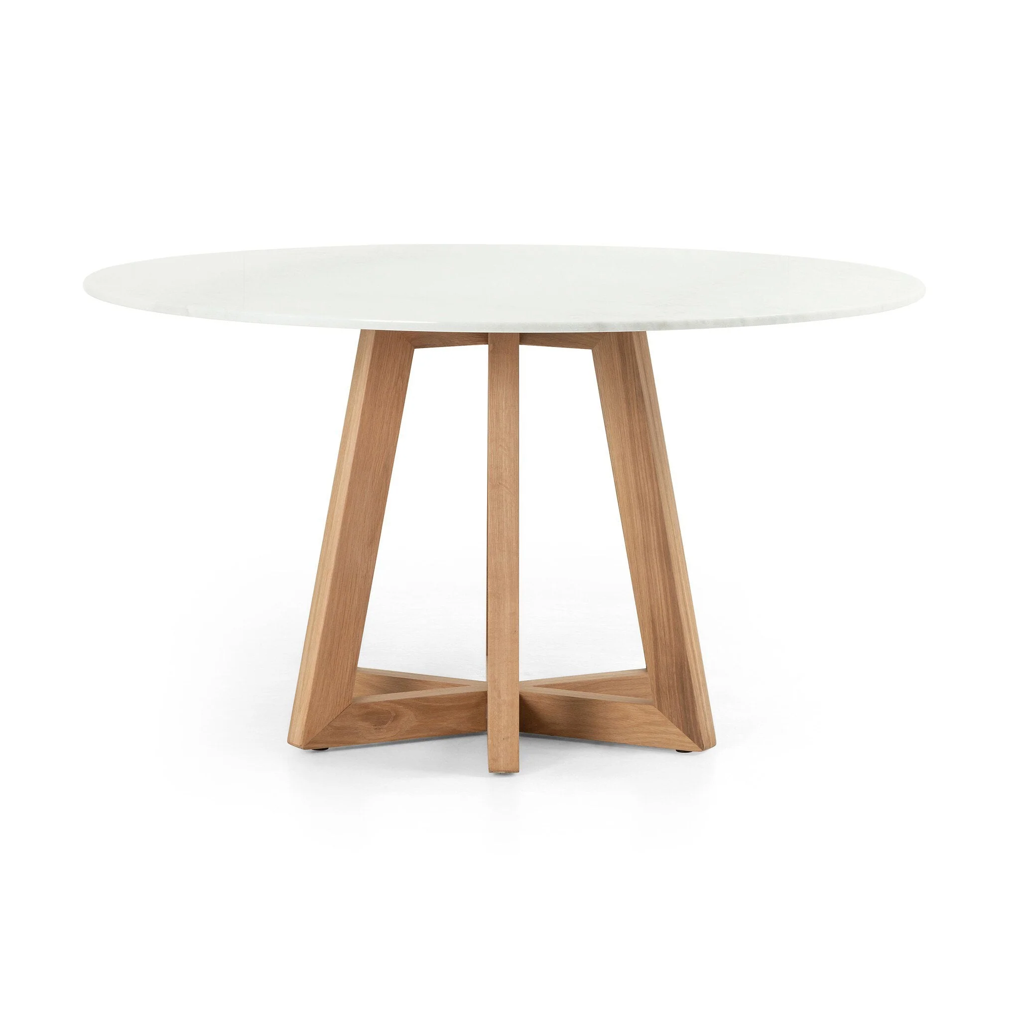 Creston Dining Table - White Marble - Image 3