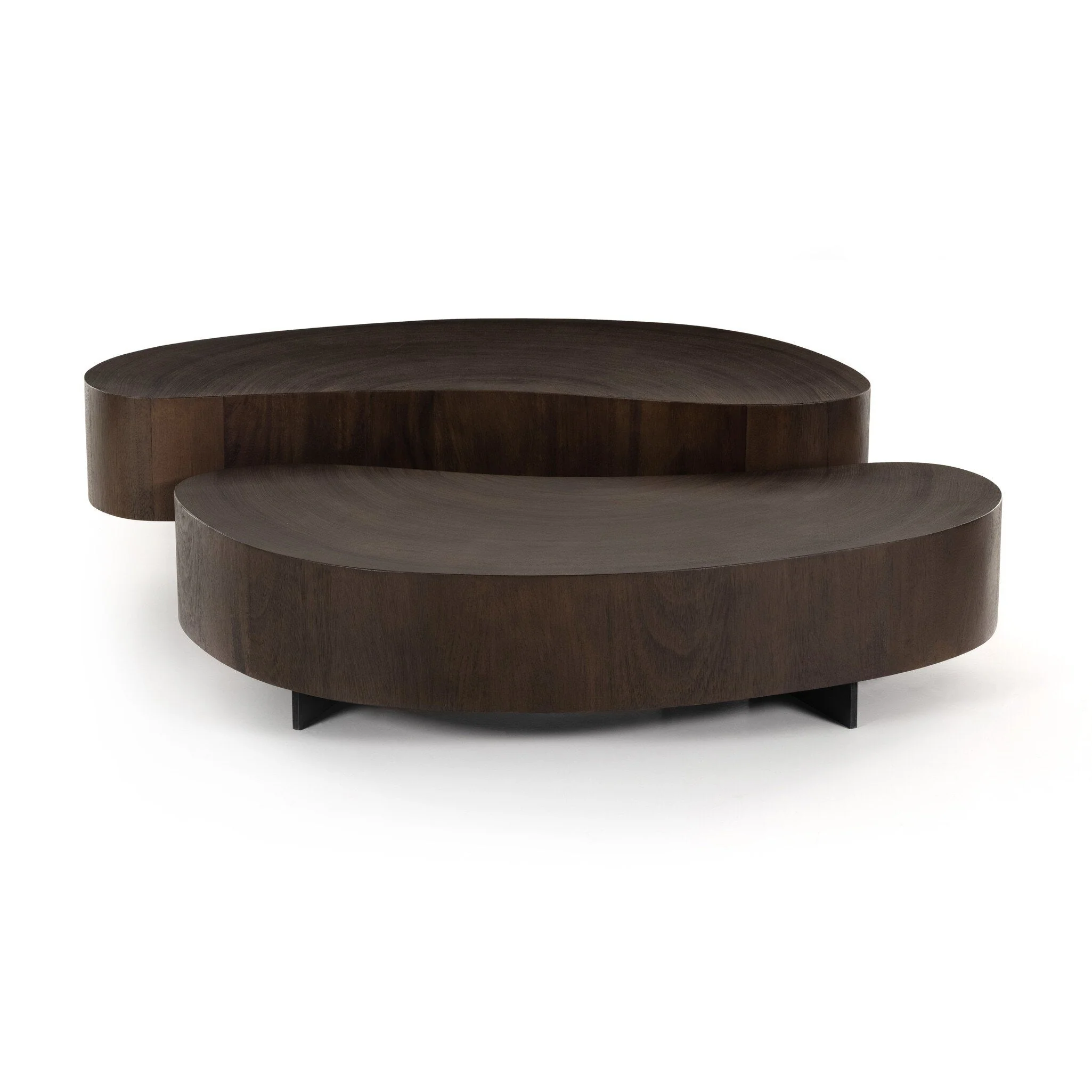 Avett Coffee Table Set - Smoked Guanacaste Oyster - Image 1