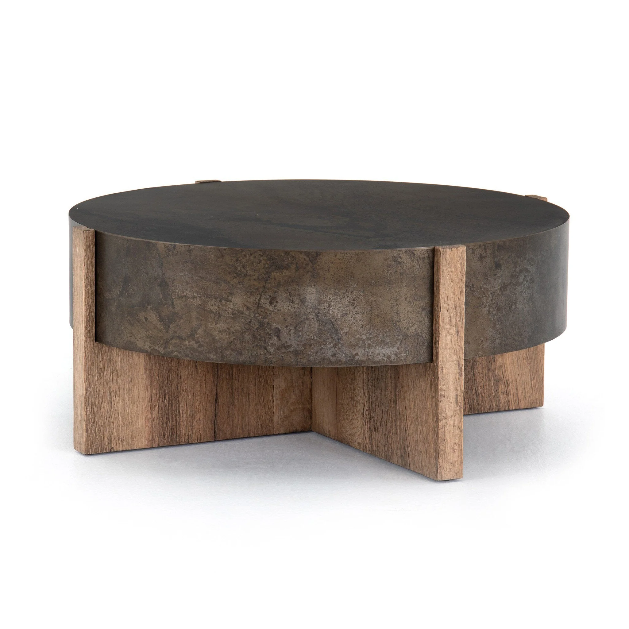 Bingham Coffee Table - Rustic Oak Veneer - Image 2