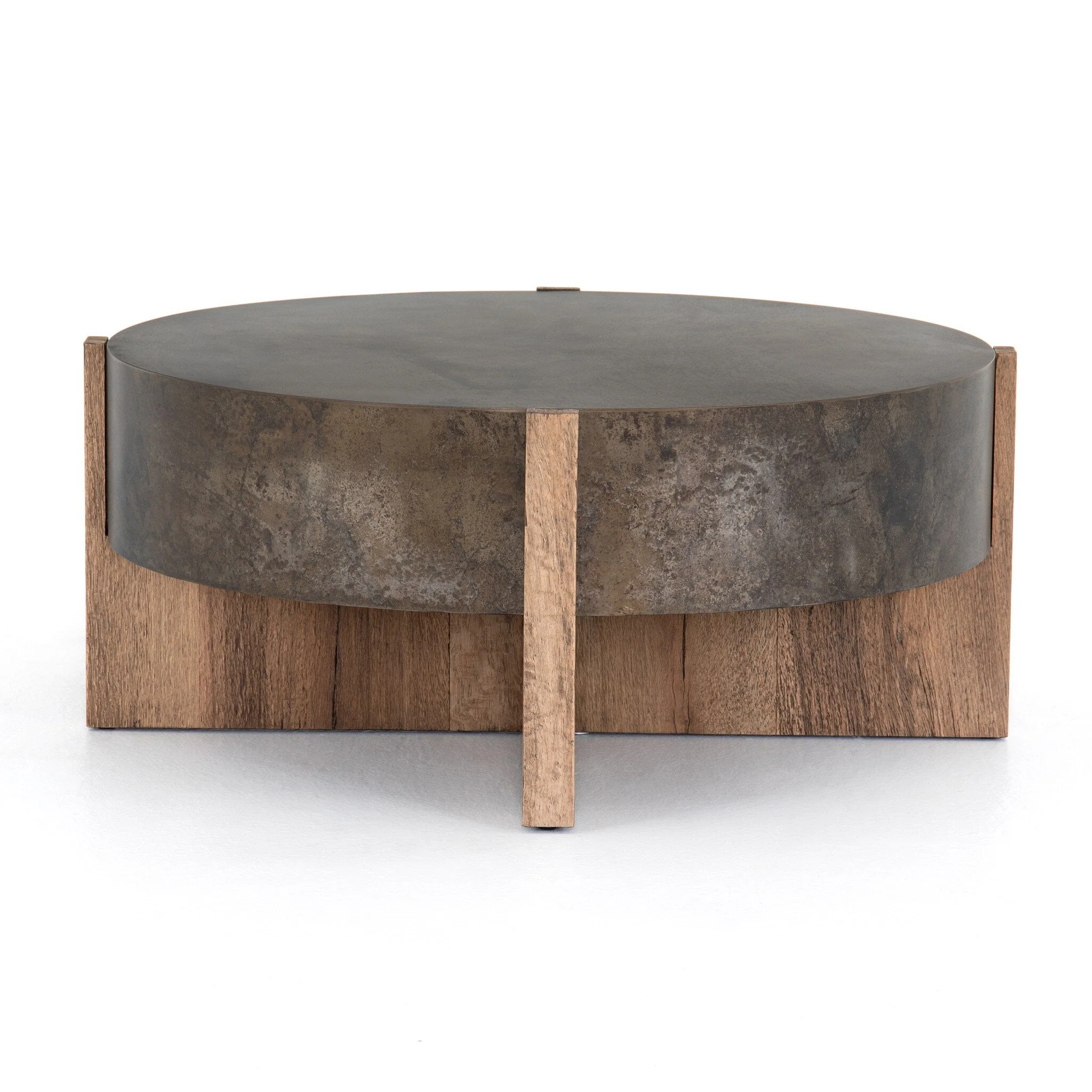 Bingham Coffee Table - Rustic Oak Veneer - Image 3