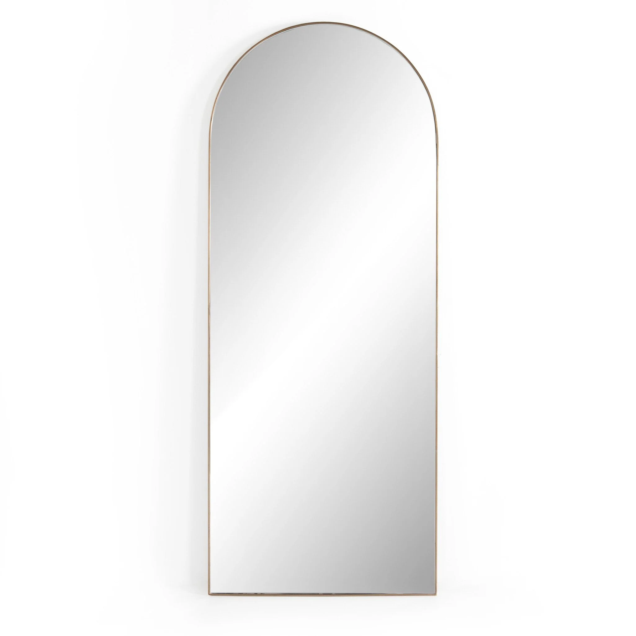 Georgina Floor Mirror - Polished Brass - Image 1