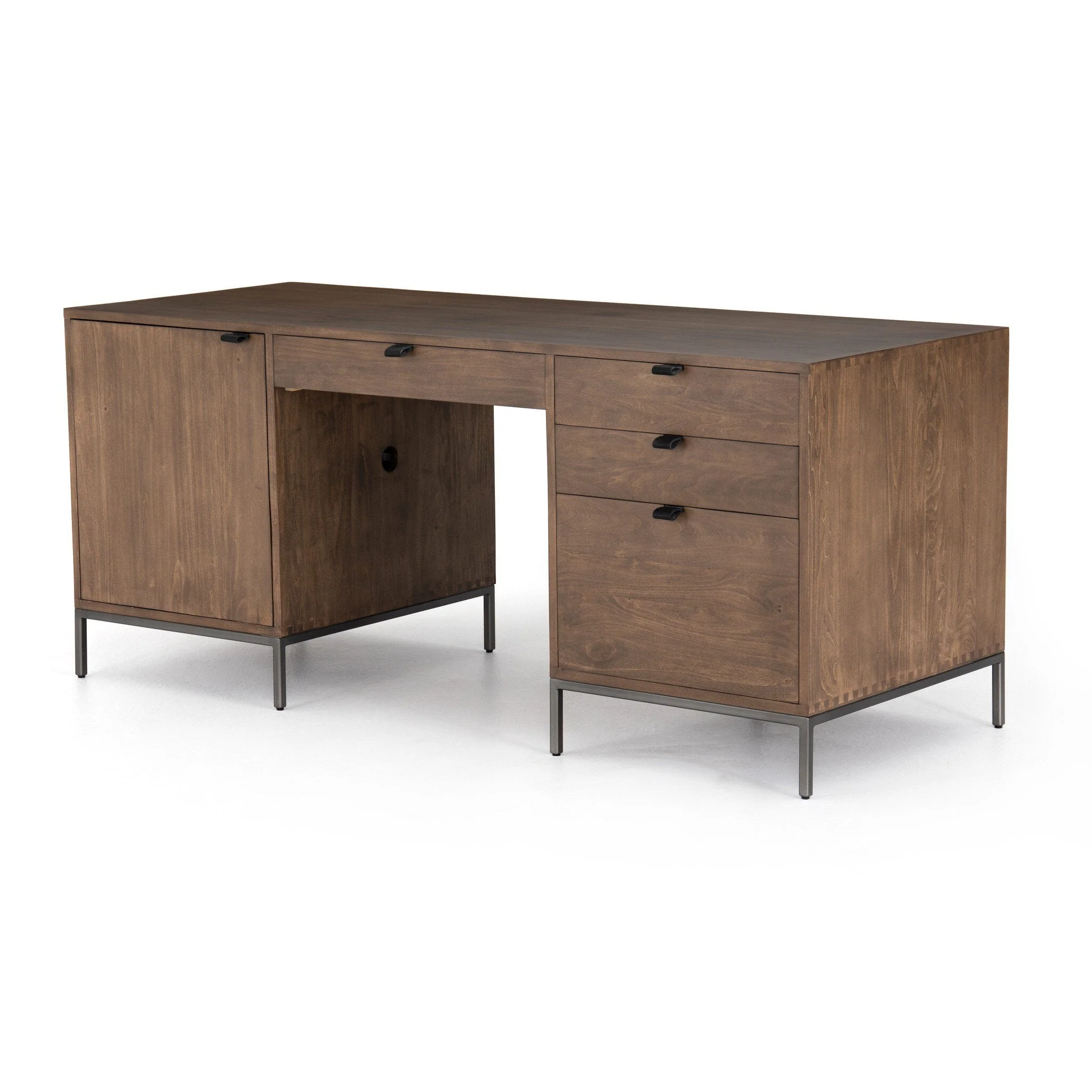Trey Executive Desk - Auburn Poplar - Image 2