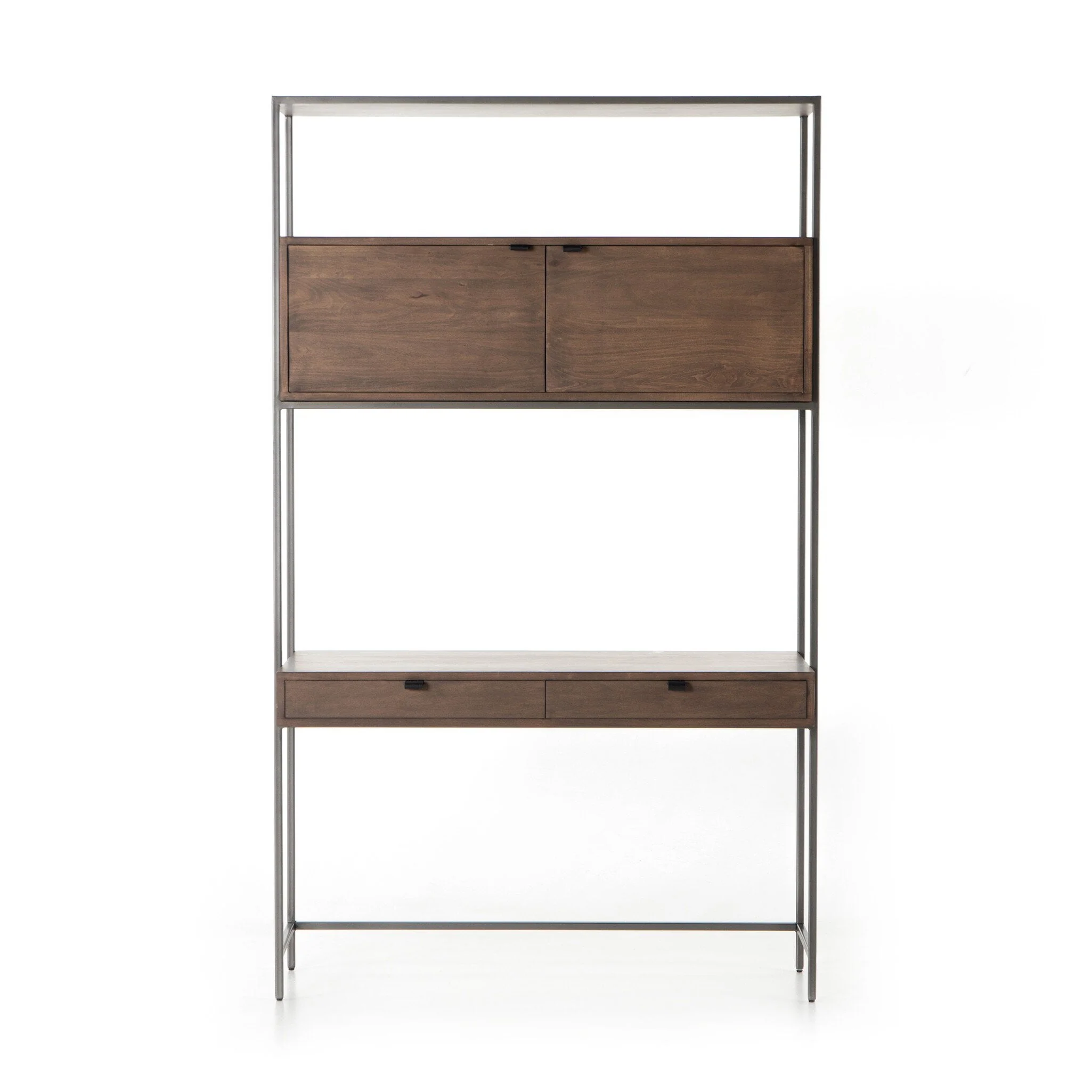 Trey Modular Wall Desk - Auburn Poplar - Image 1