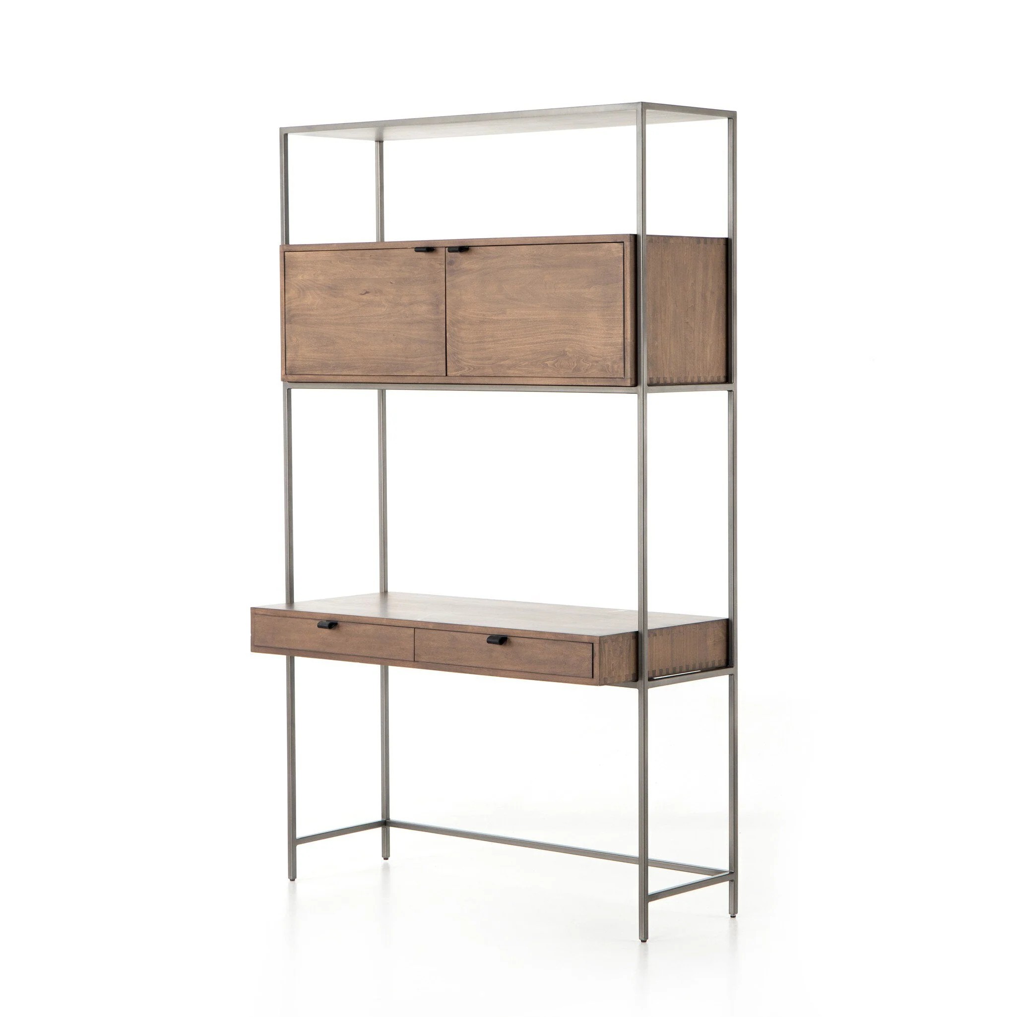 Trey Modular Wall Desk - Auburn Poplar - Image 2