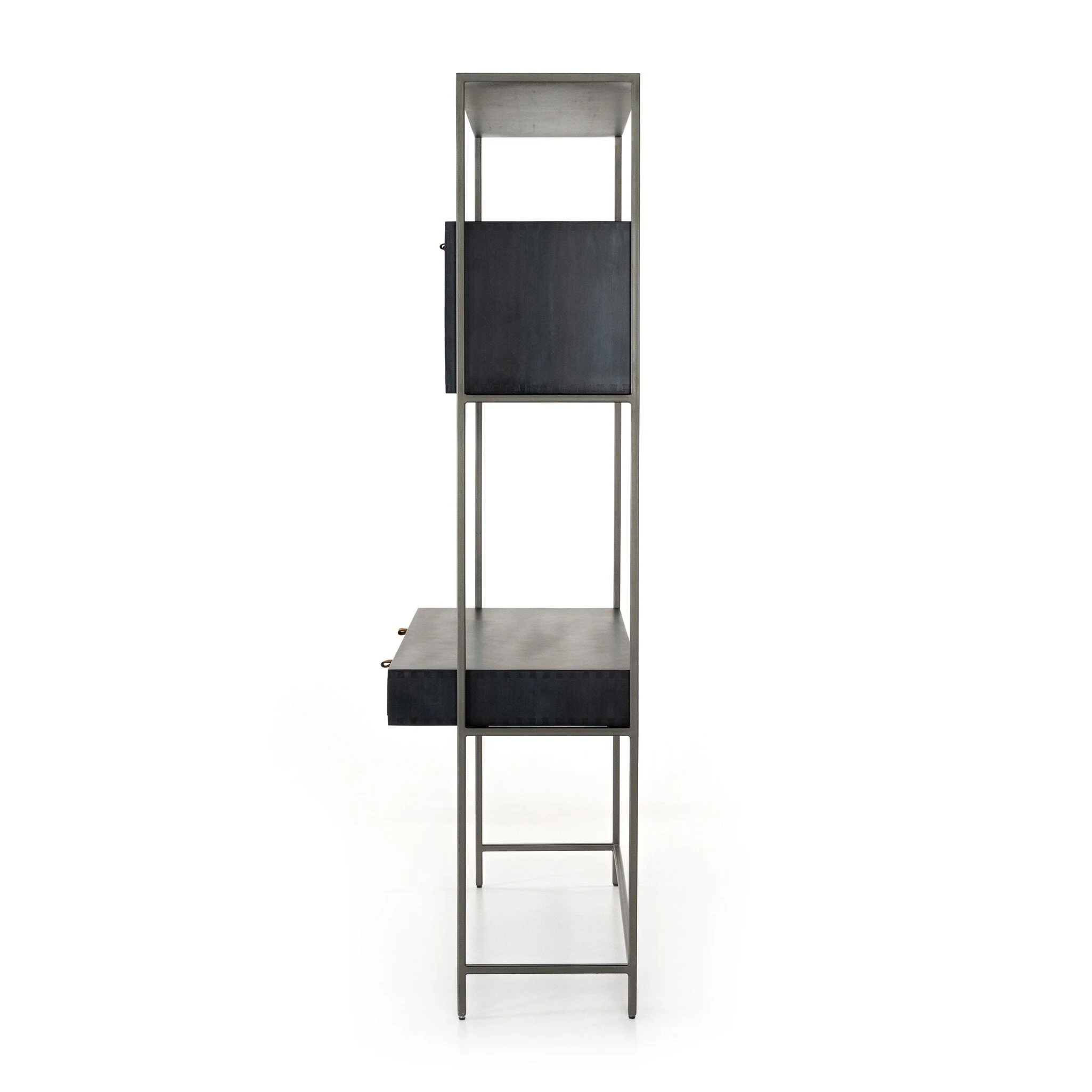 Trey Modular Wall Desk - Black Wash Poplar - Image 3