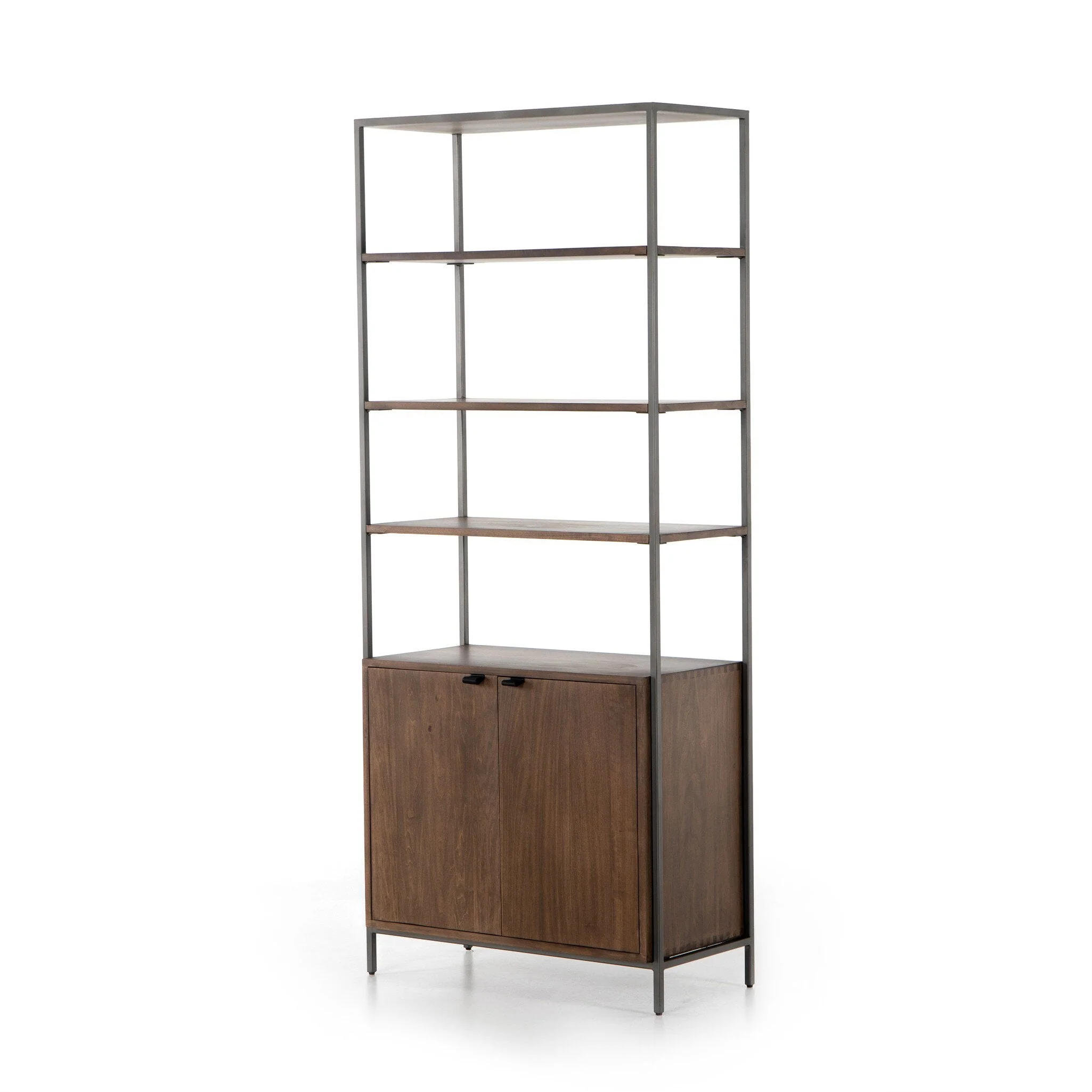 Trey Modular Wide Bookcase - Auburn Poplar - Image 2