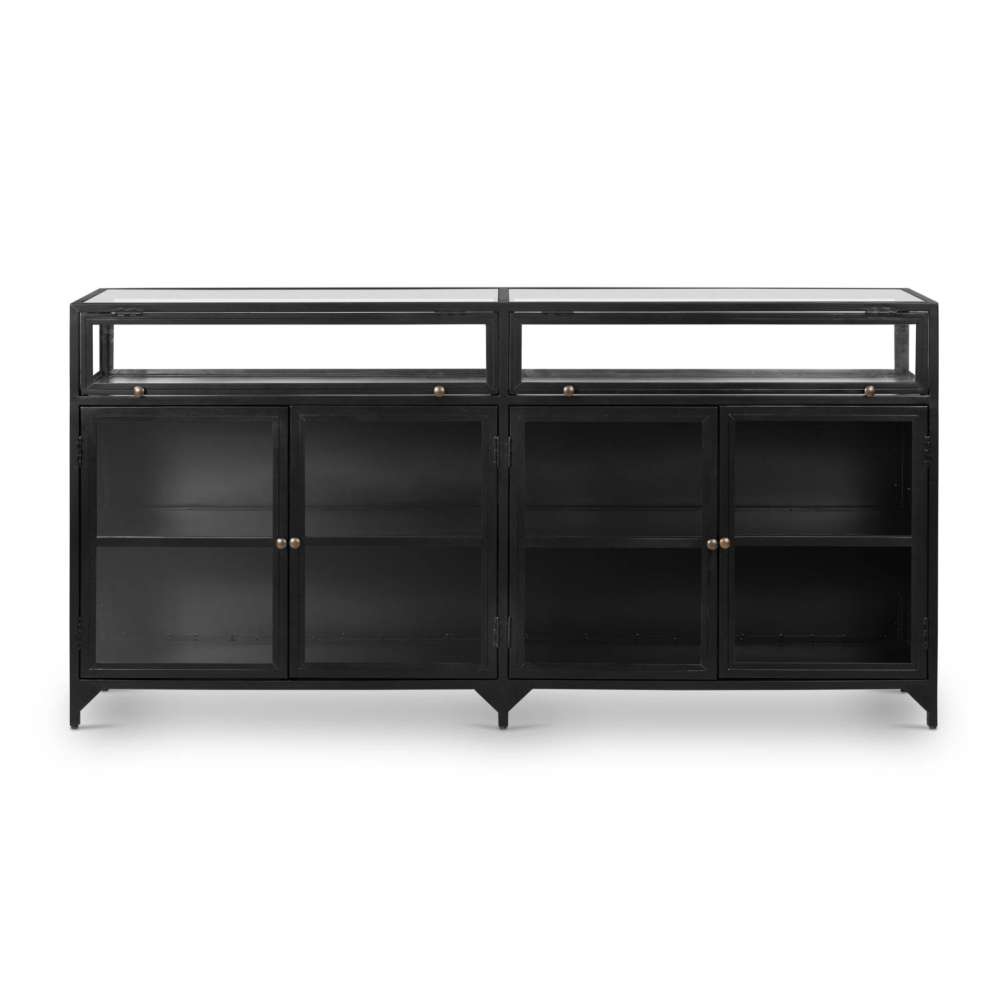Shadow Box Sideboard - Black - Image 1