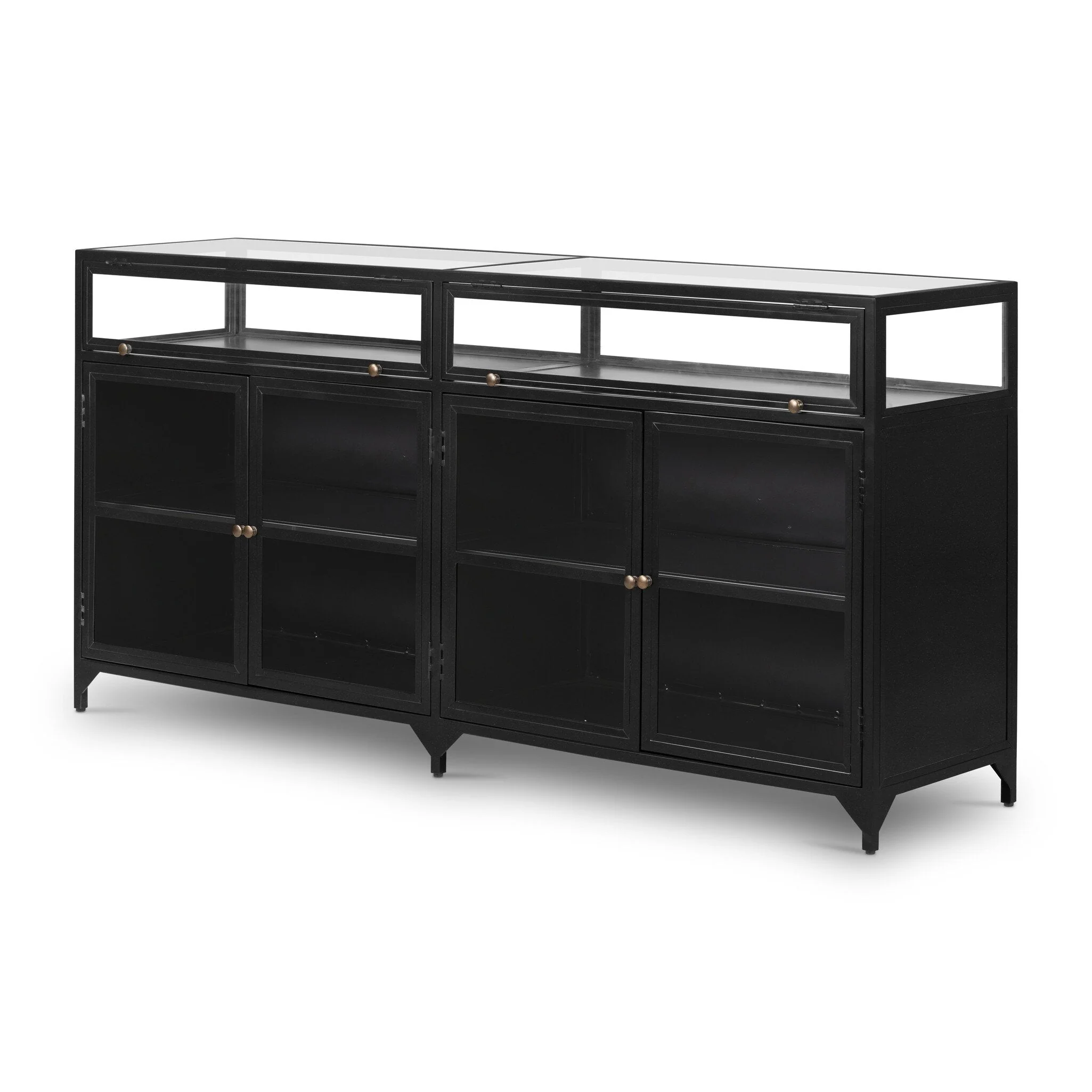 Shadow Box Sideboard - Black - Image 2
