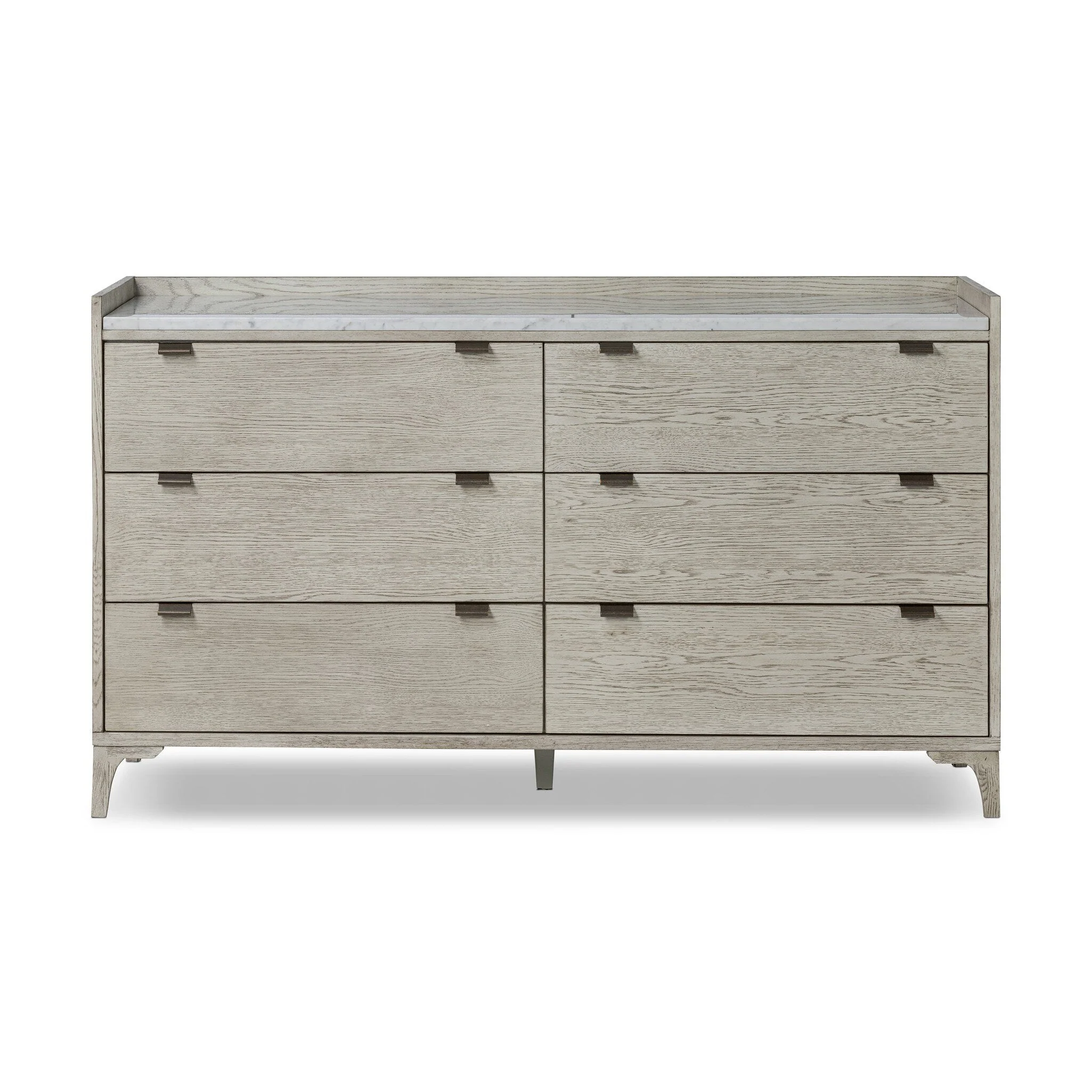Viggo 6 Drawer Dresser - Vintage White Oak - Image 1