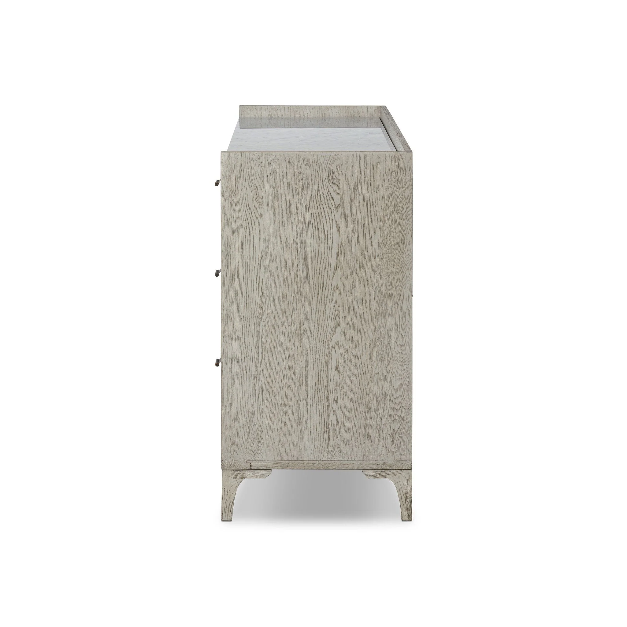 Viggo 6 Drawer Dresser - Vintage White Oak - Image 3