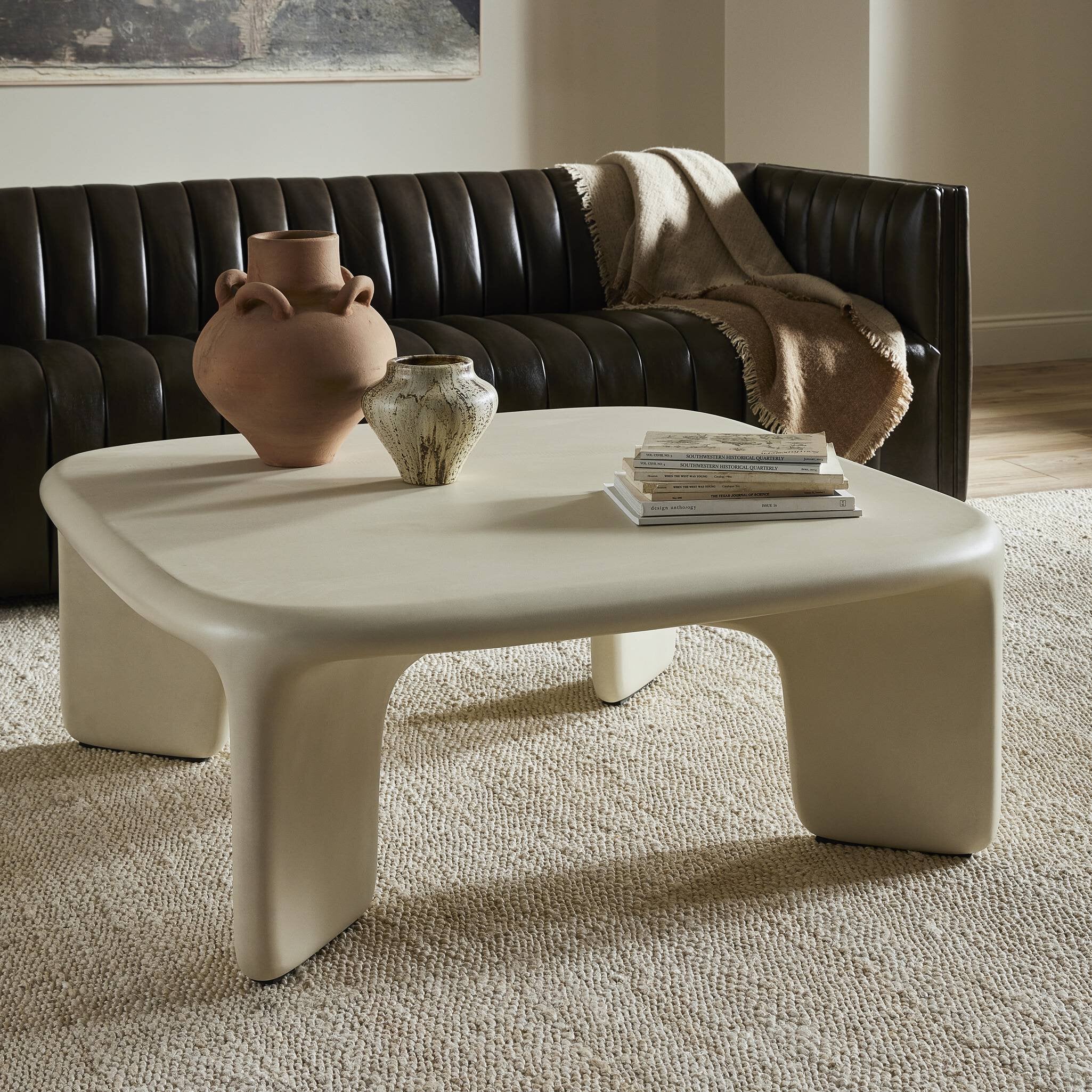 Dante Coffee Table - White Concrete - Image 3