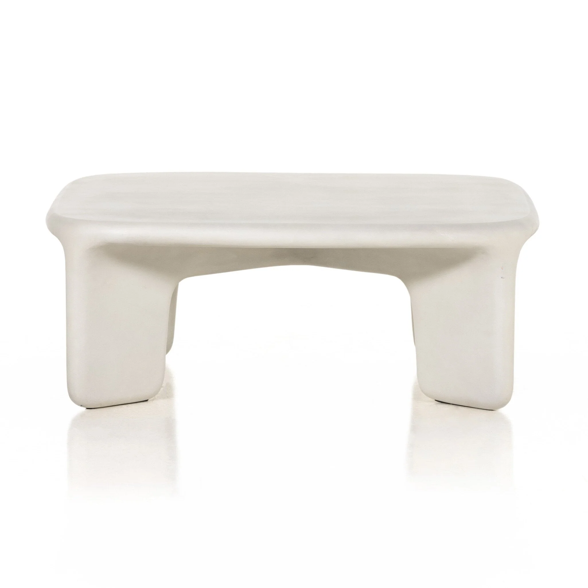 Dante Coffee Table – White Concrete