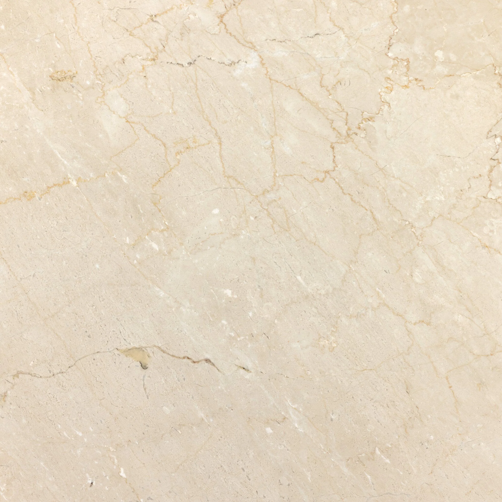 Belle Round Dining Table - Cream Marble - Image 3