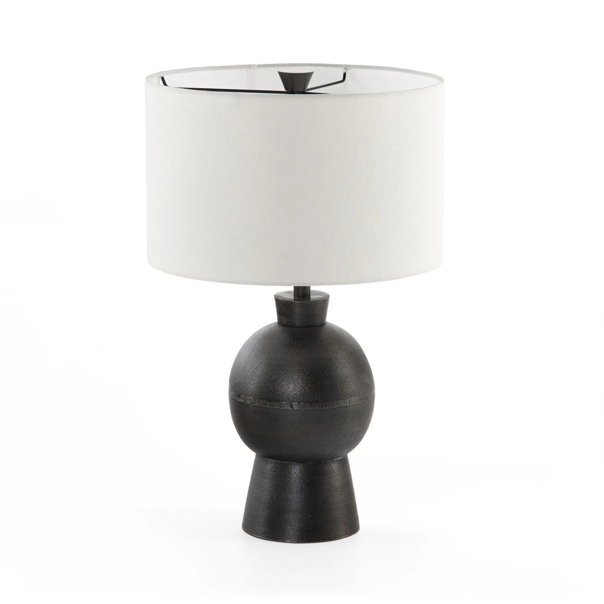 Kelita Table Lamp - Textured Black Aluminum - Image 1
