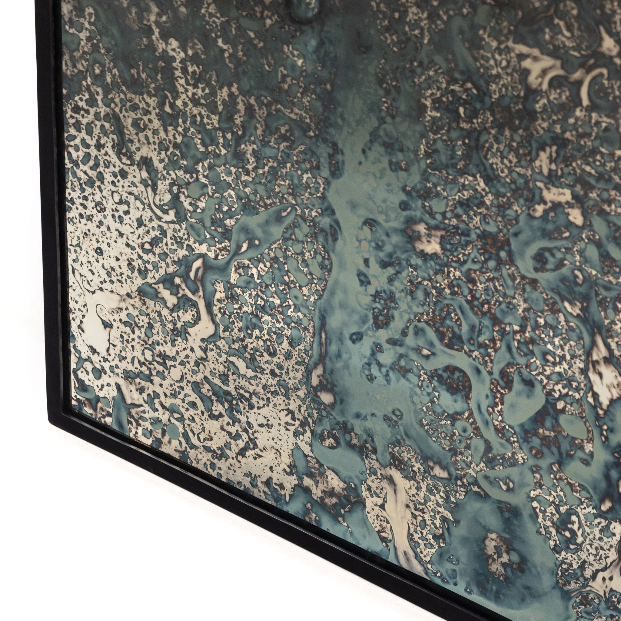 Acid Wash Floor Mirror - Iron Matte Black - Image 2