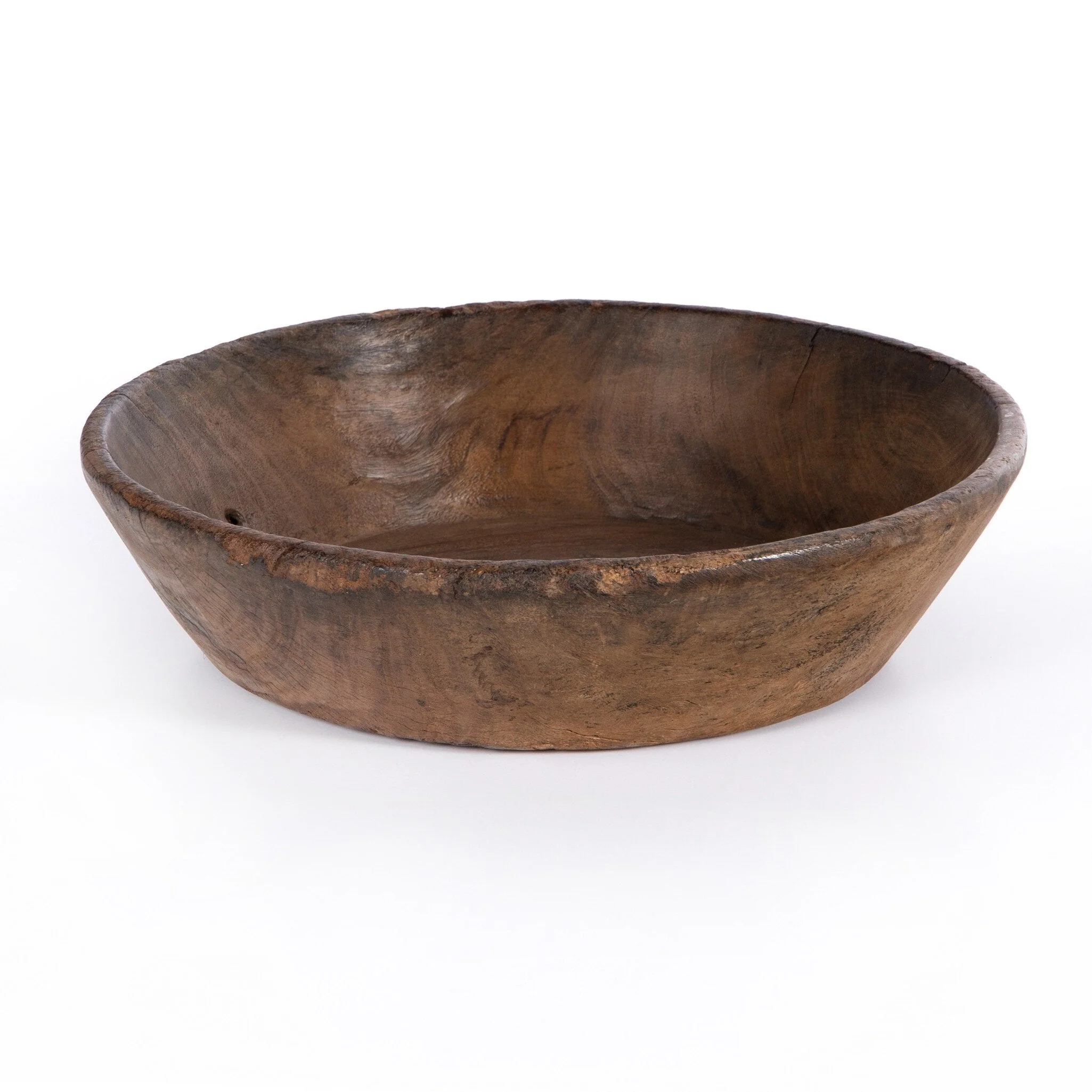 Found Wooden Bowl – Reclaimed Natural