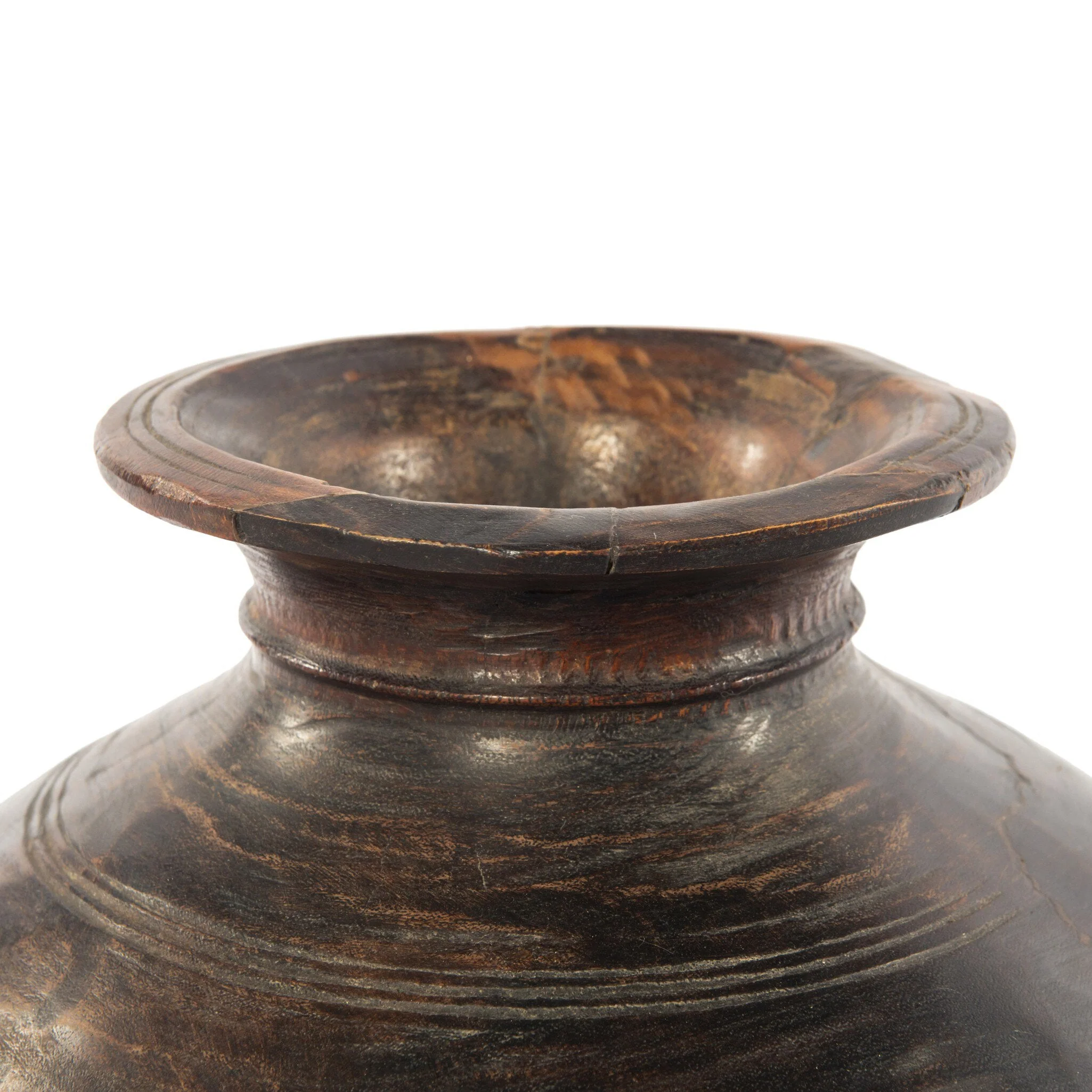 Found Wooden Jar - Reclaimed Natural - Image 2