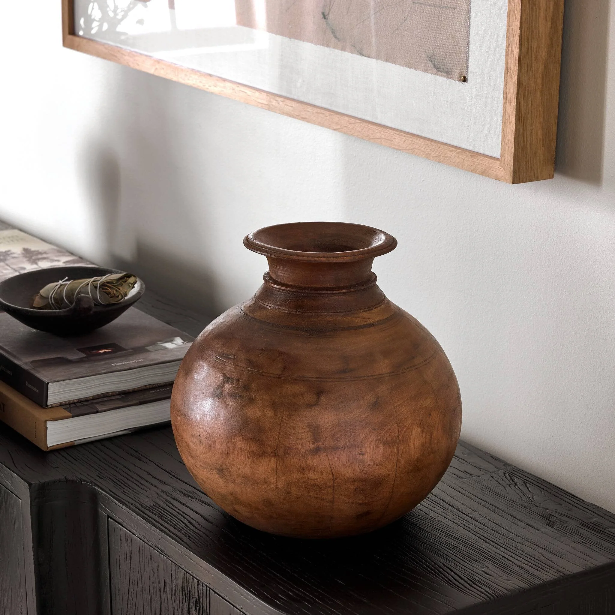Found Wooden Jar - Reclaimed Natural - Image 3
