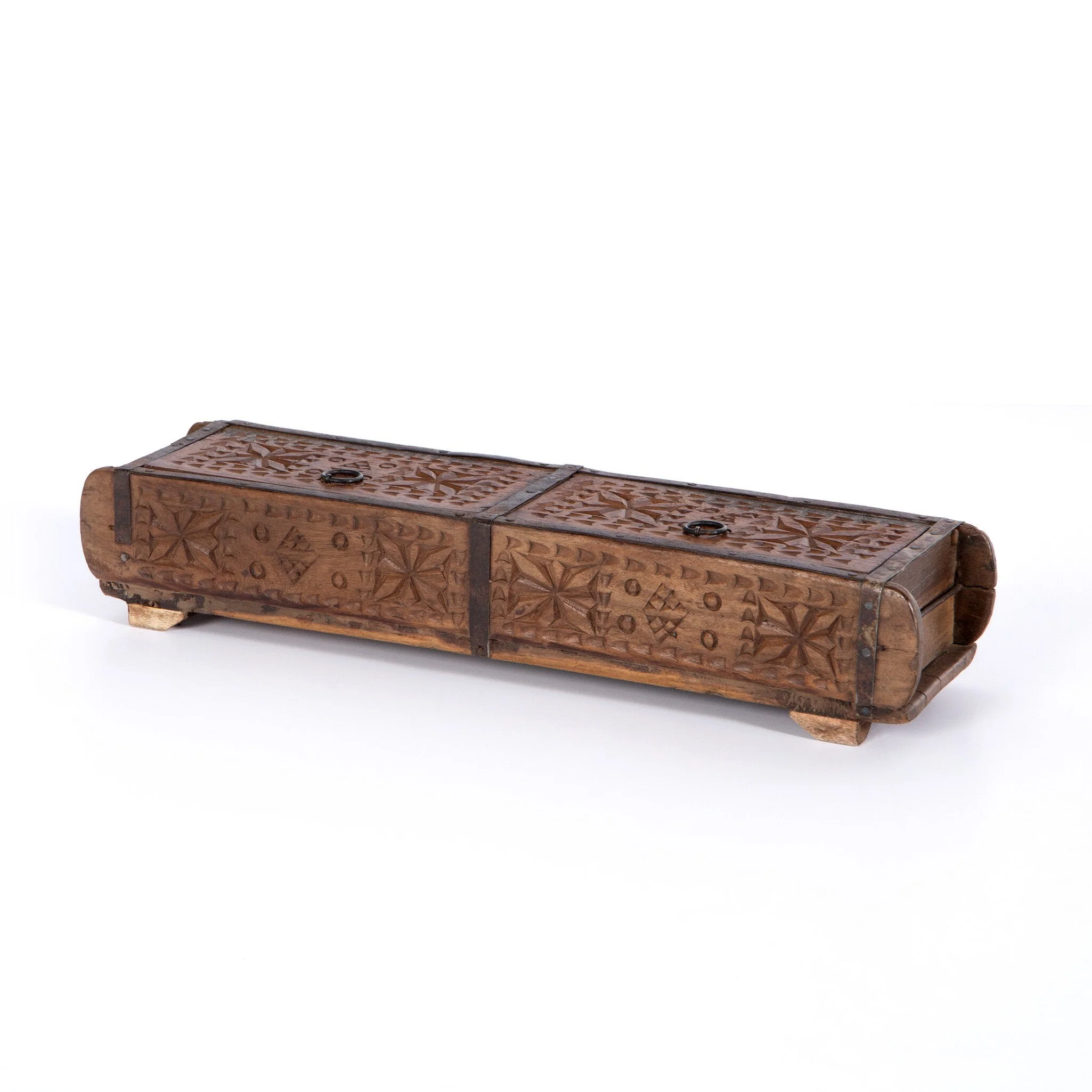 Found Carved Box - Reclaimed Natural - Image 1
