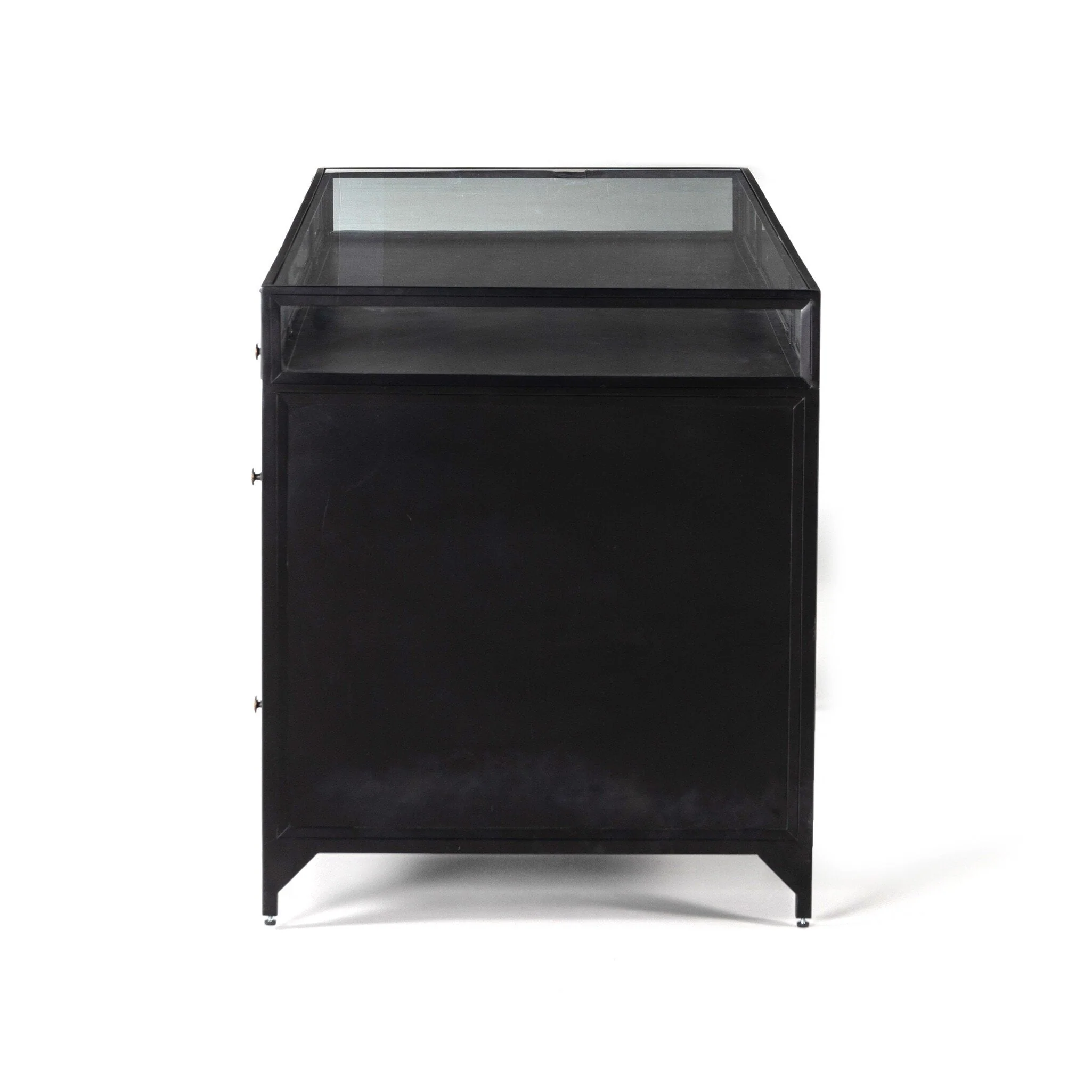 Shadow Box Executive Desk - Black - Image 3