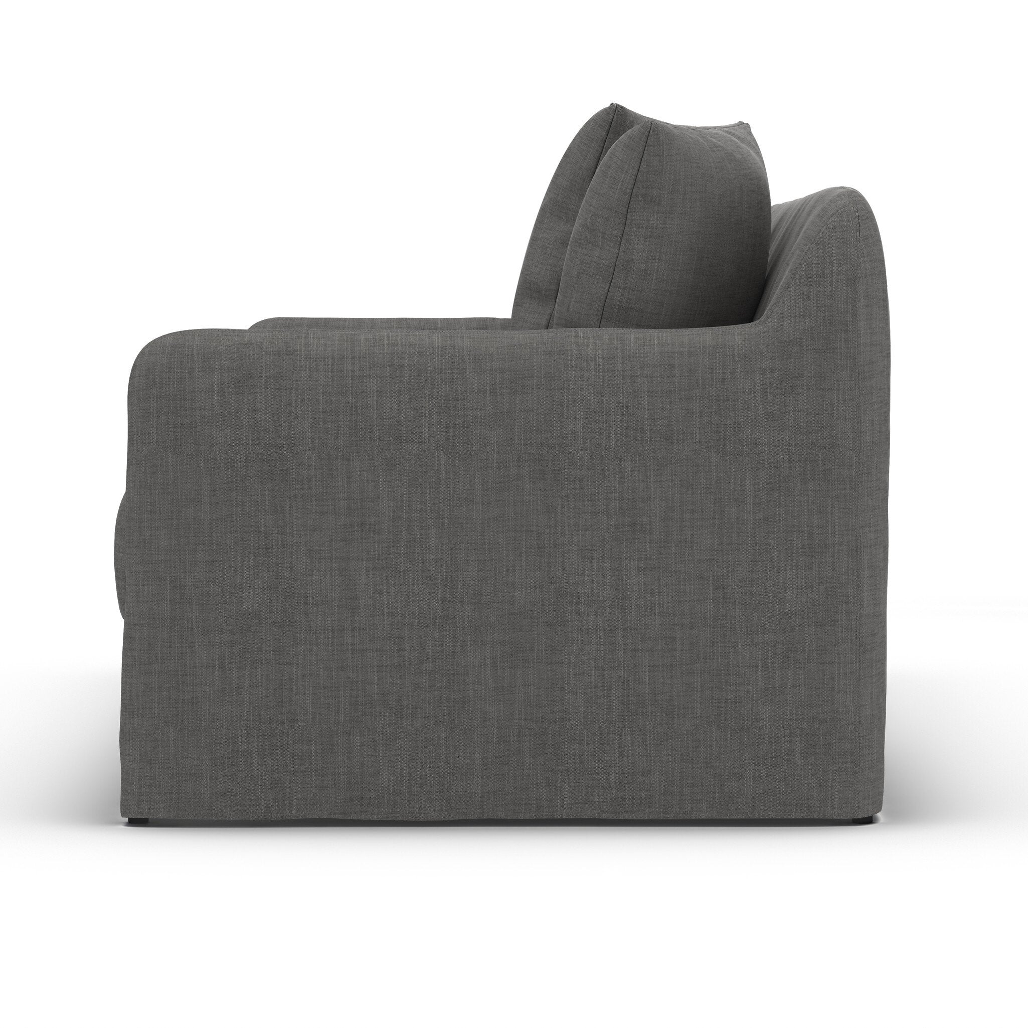 Dade Outdoor Slipcover Sofa - Venao Charcoal - Image 3
