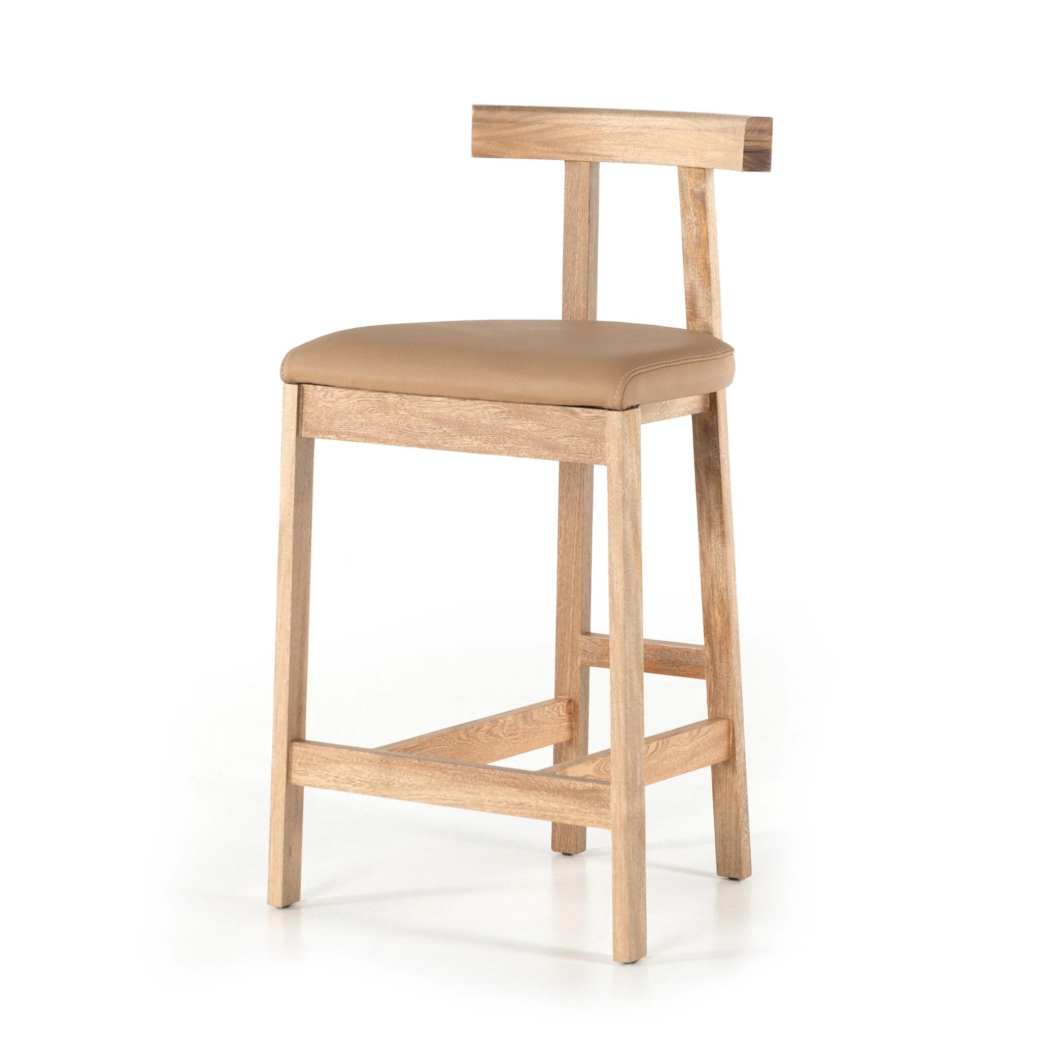 Tex Counter Stool - Natural Leather - Image 2