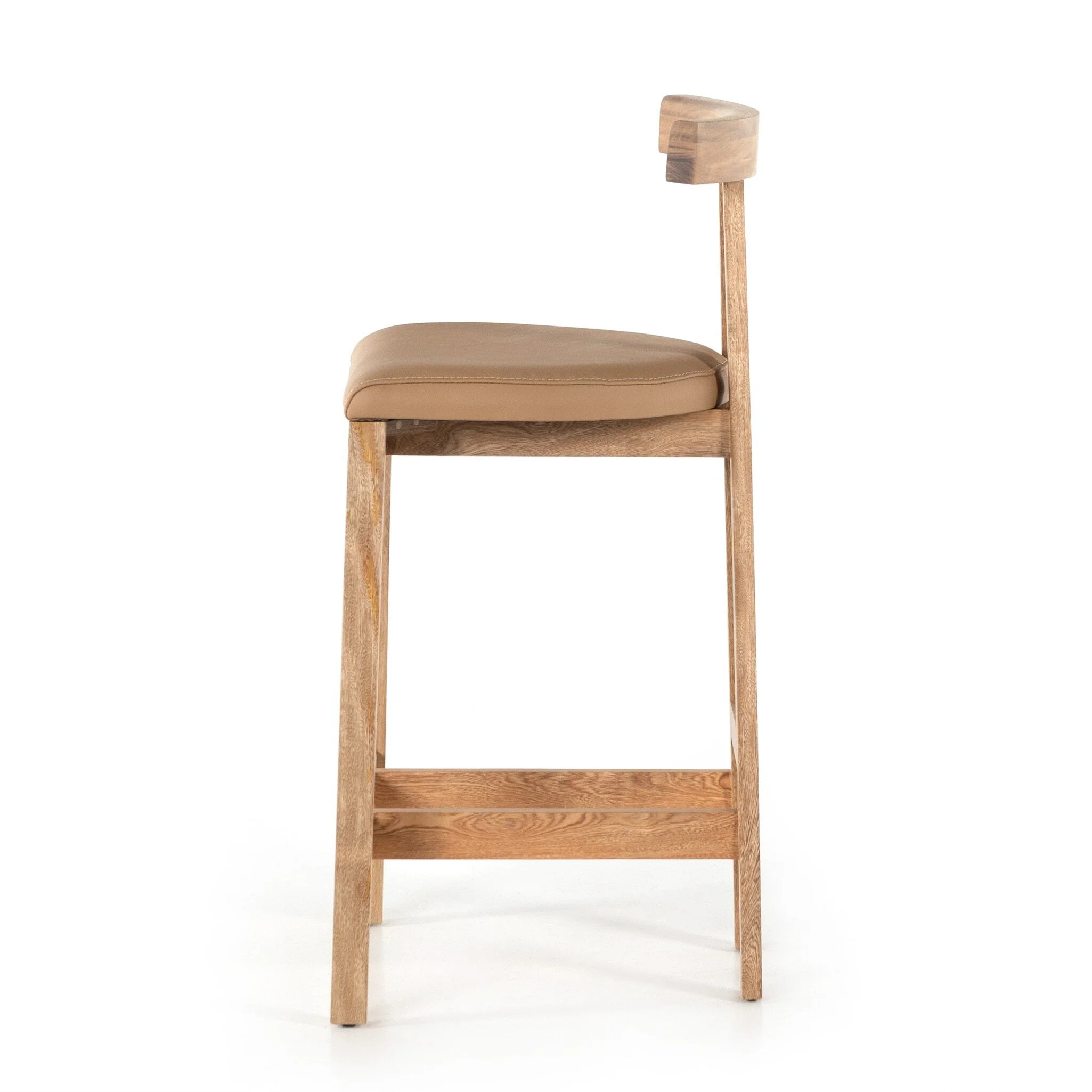Tex Counter Stool - Natural Leather - Image 3