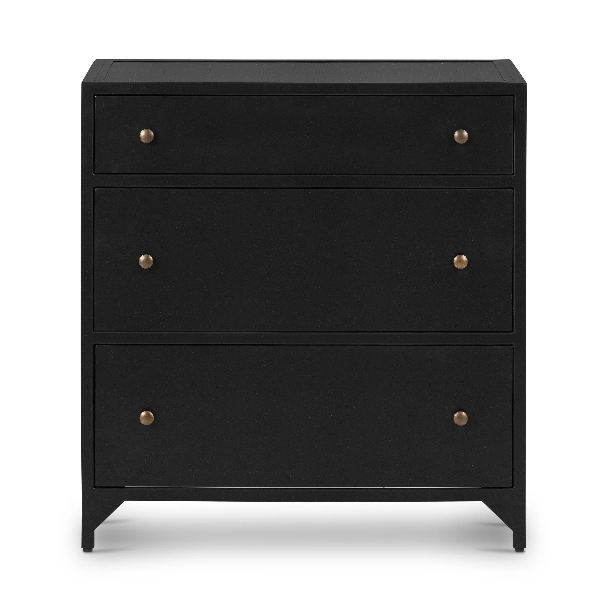 Belmont Large Storage Nightstand - Black - Image 1