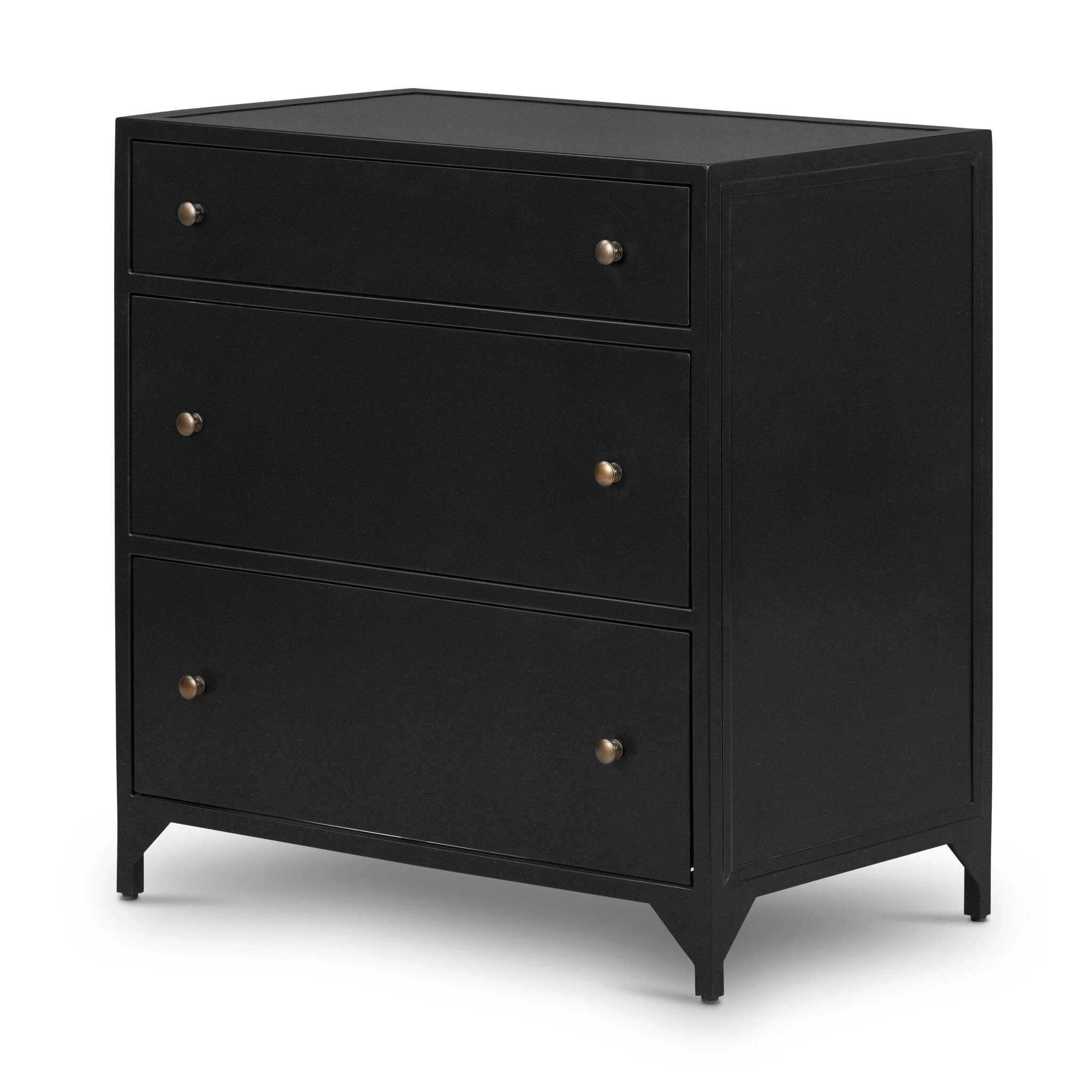 Belmont Large Storage Nightstand - Black - Image 2