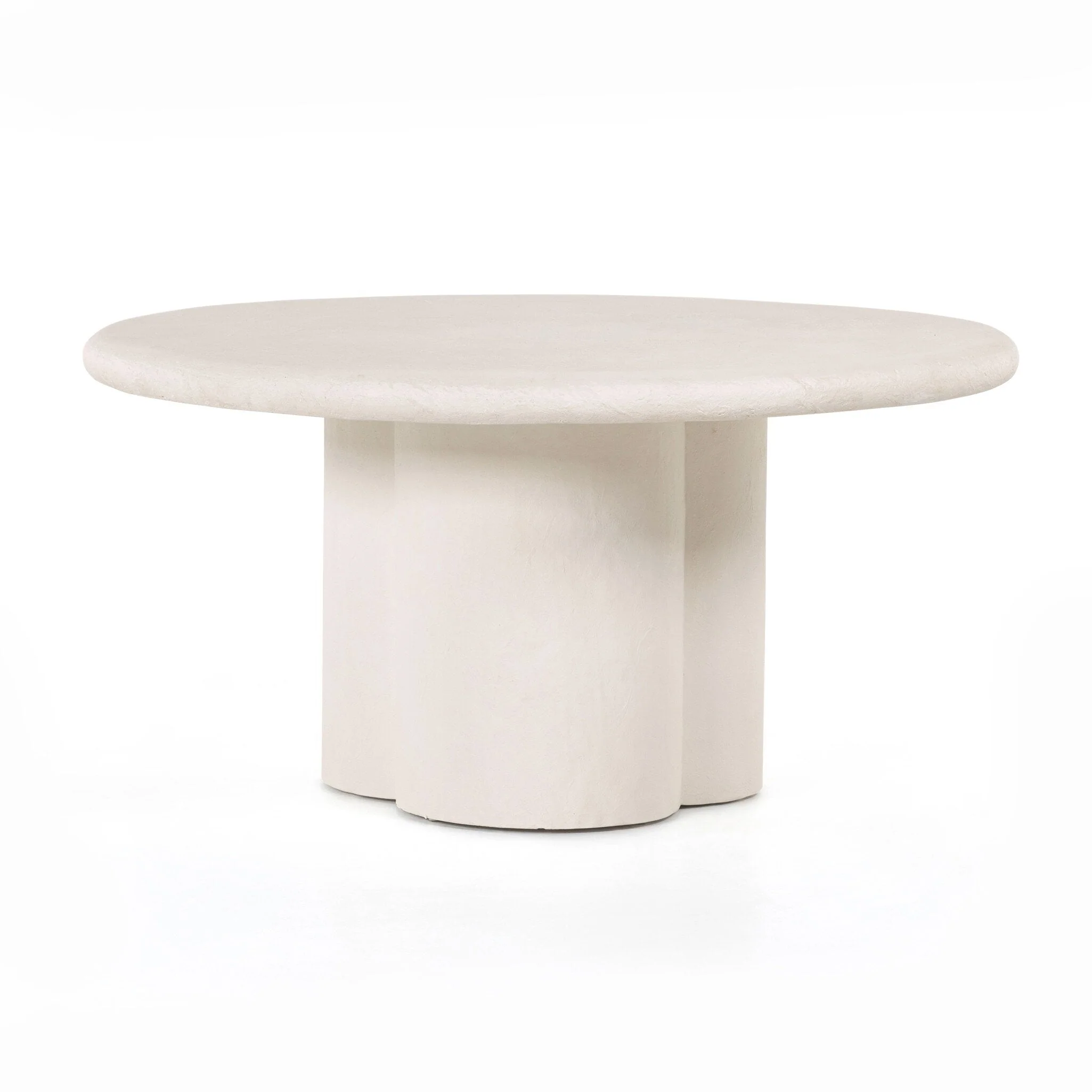 Grano Dining Table - Plaster Molded Concrete - Image 1