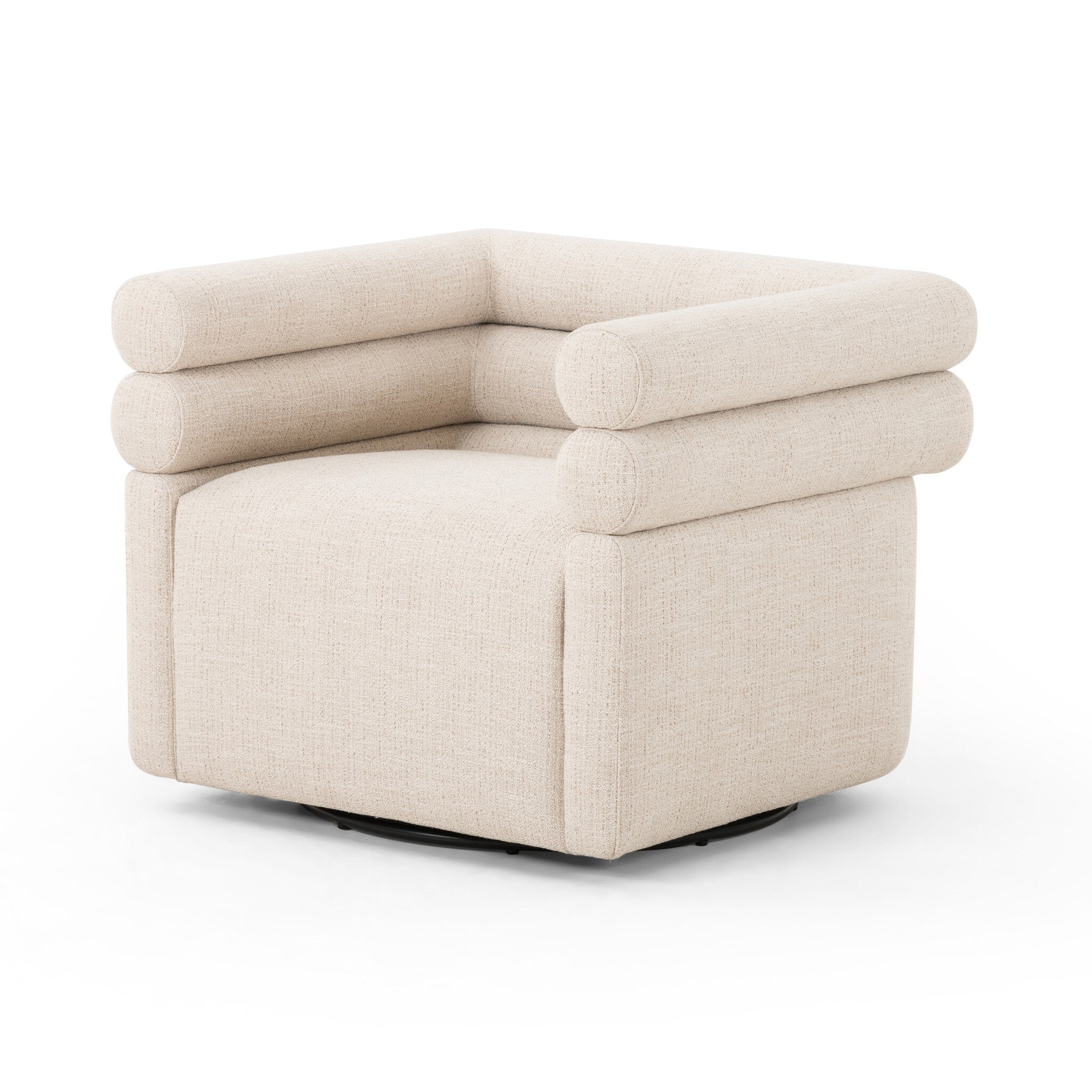 Evie Swivel Chair - Hampton Cream - Image 2