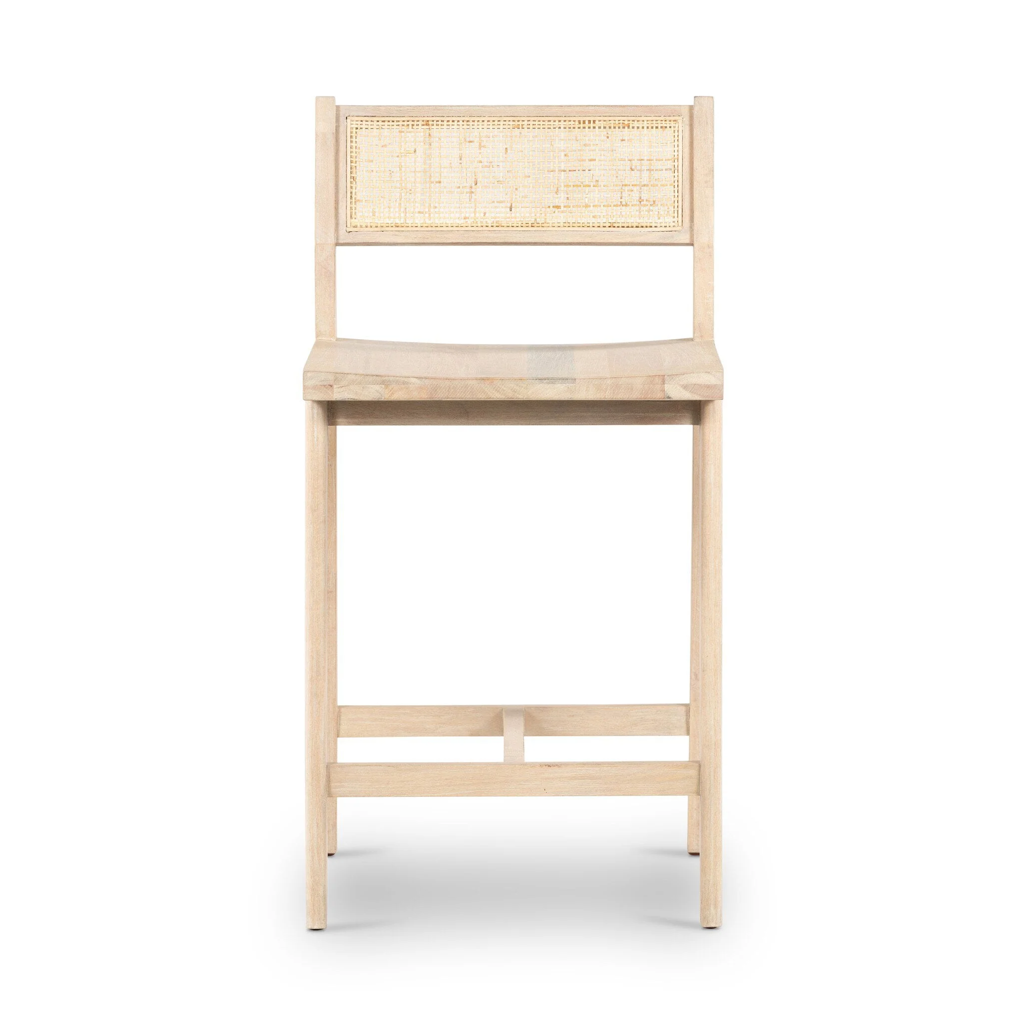 Clarita Counter Stool - White Wash Mango - Image 1
