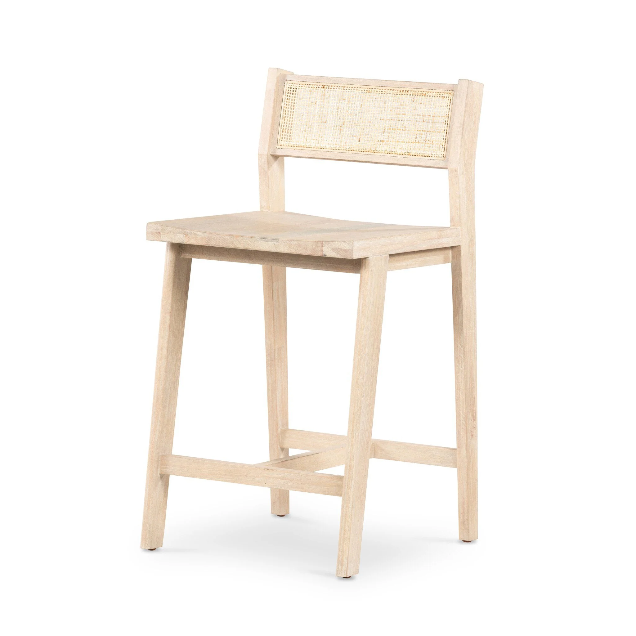 Clarita Counter Stool - White Wash Mango - Image 2