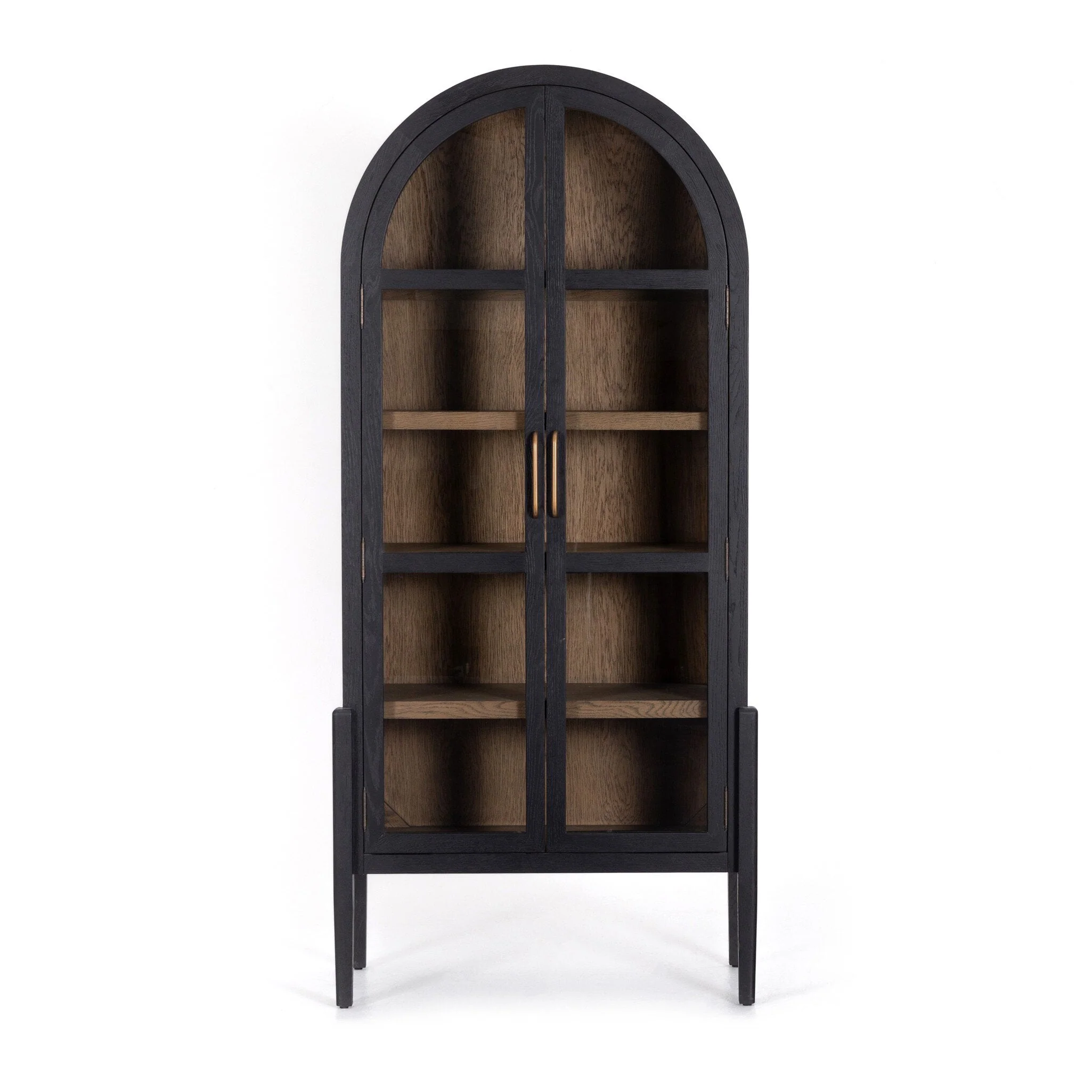 Tolle Cabinet – Drifted Matte Black Veneer