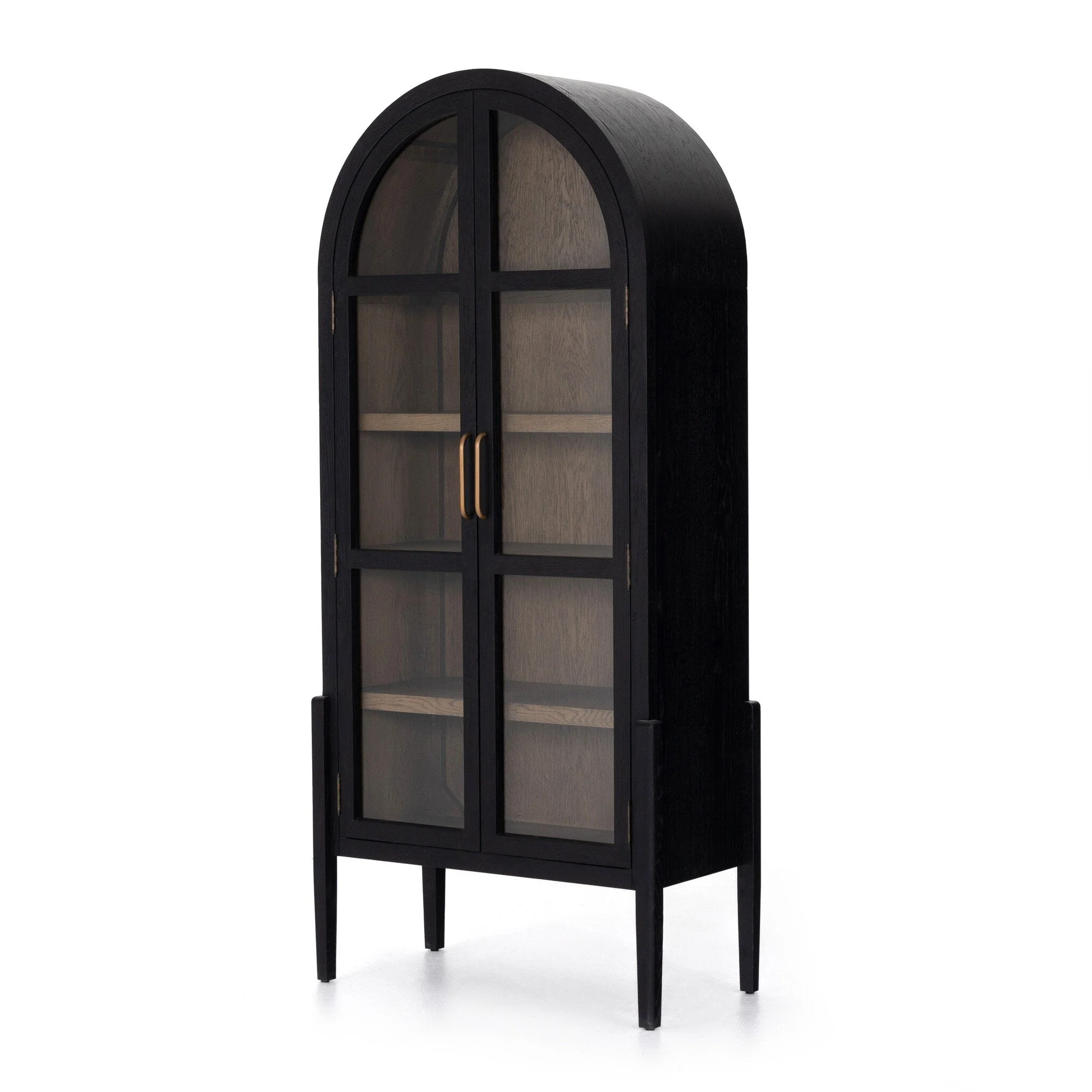 Tolle Cabinet - Drifted Matte Black Veneer - Image 2