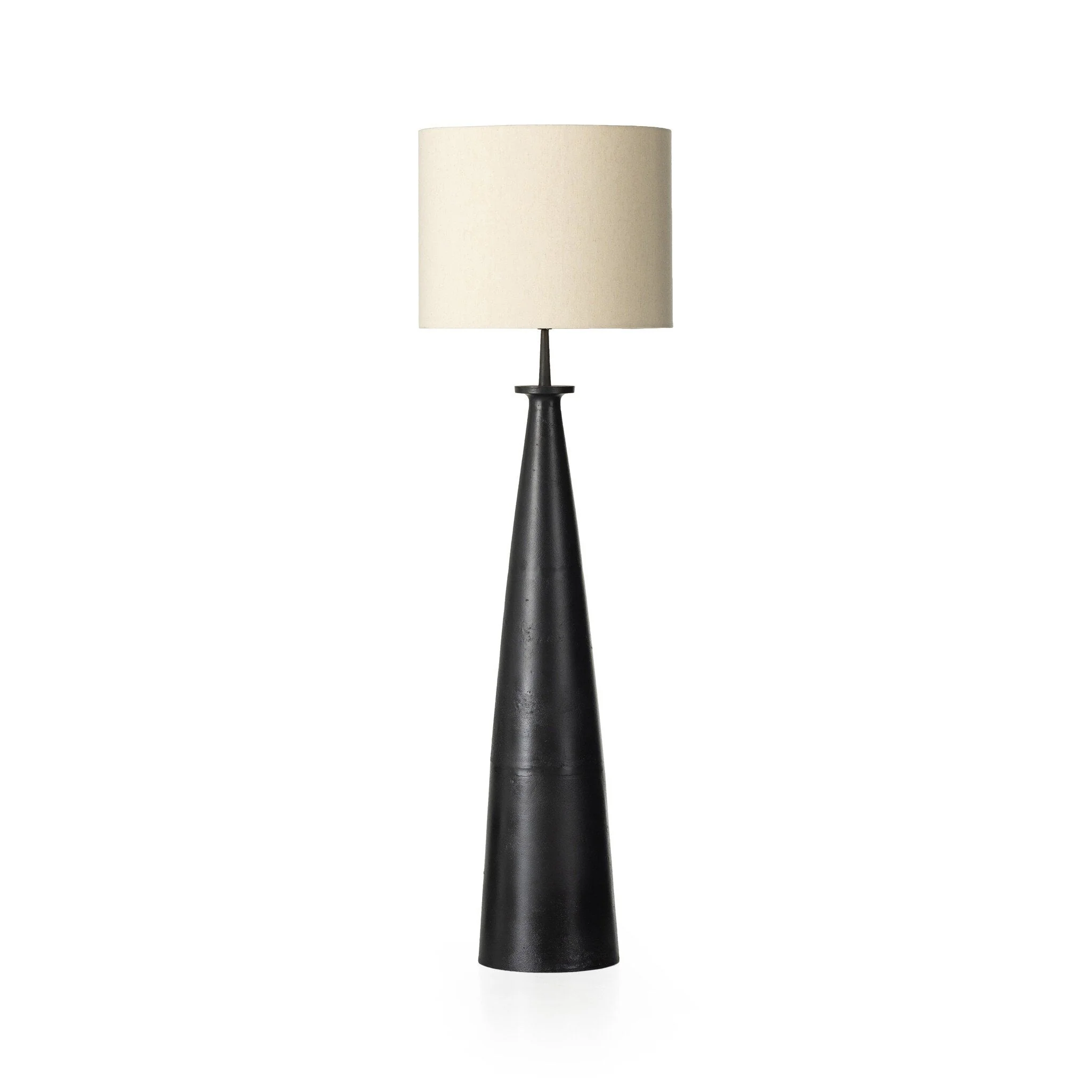 Innes Floor Lamp - Matte Black Cast Aluminum - Image 1