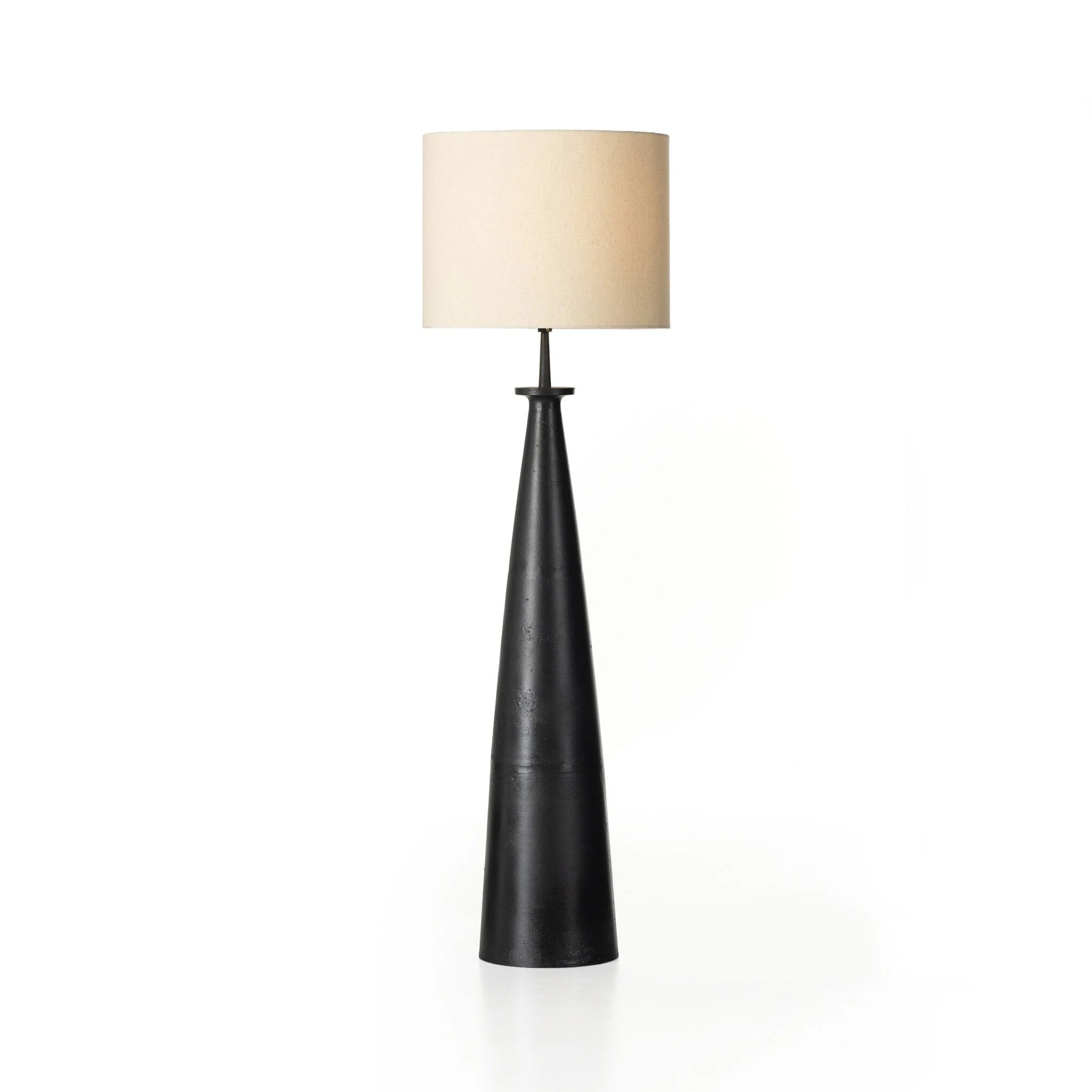 Innes Floor Lamp - Matte Black Cast Aluminum - Image 2