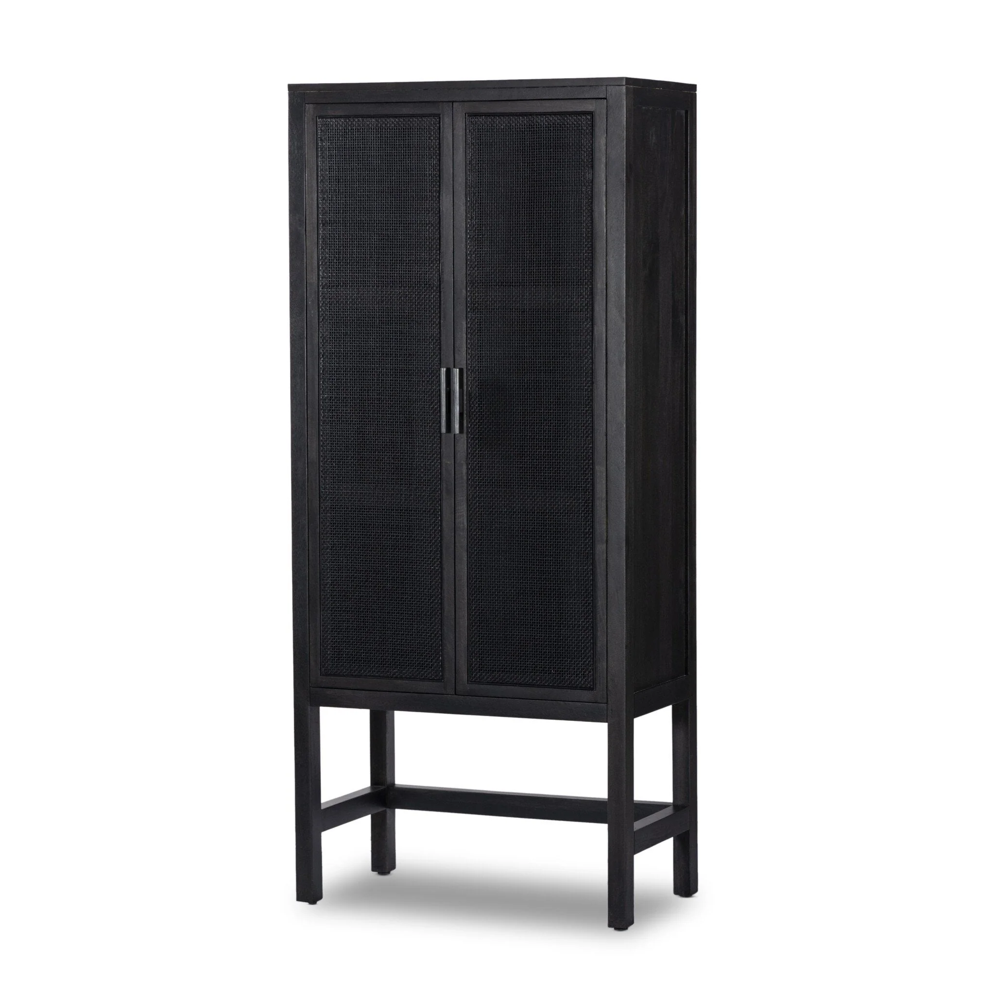 Caprice Narrow Cabinet - Black Wash Mango - Image 2