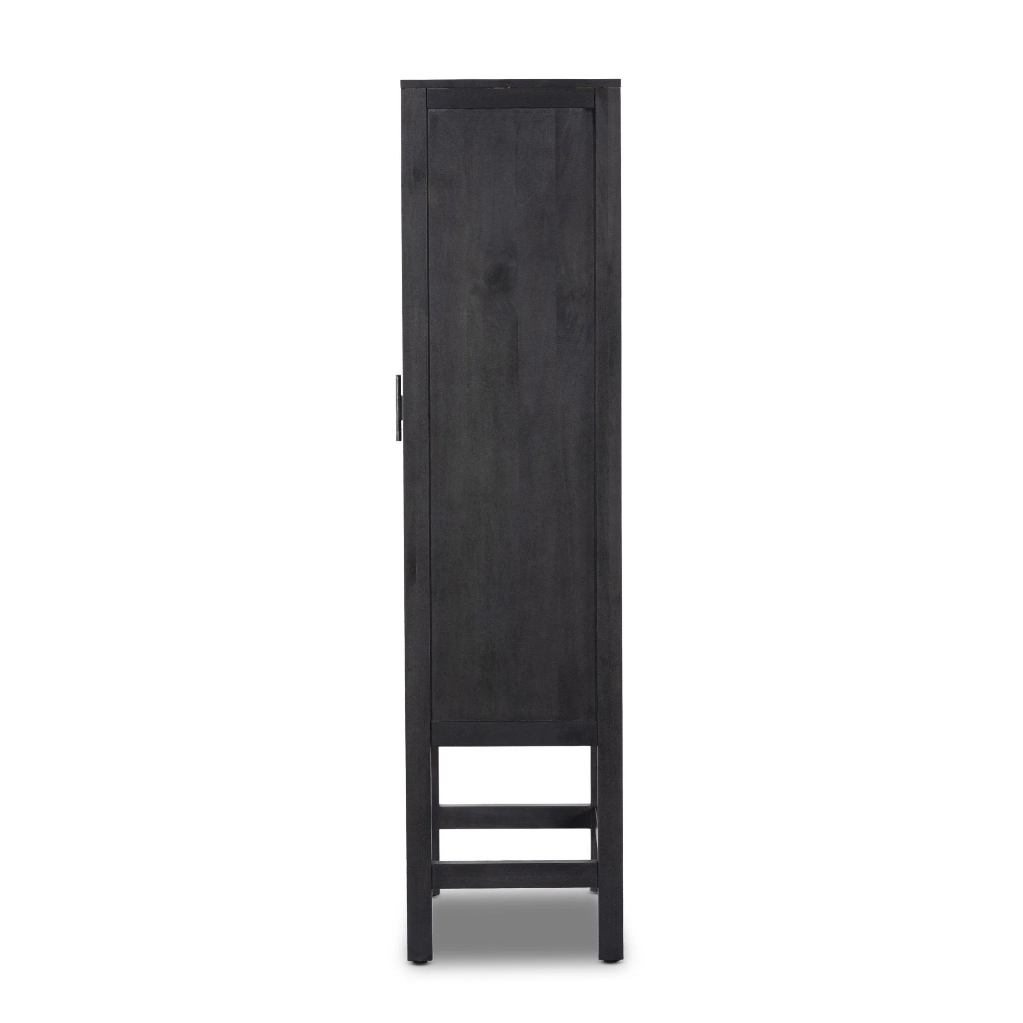 Caprice Narrow Cabinet - Black Wash Mango - Image 3