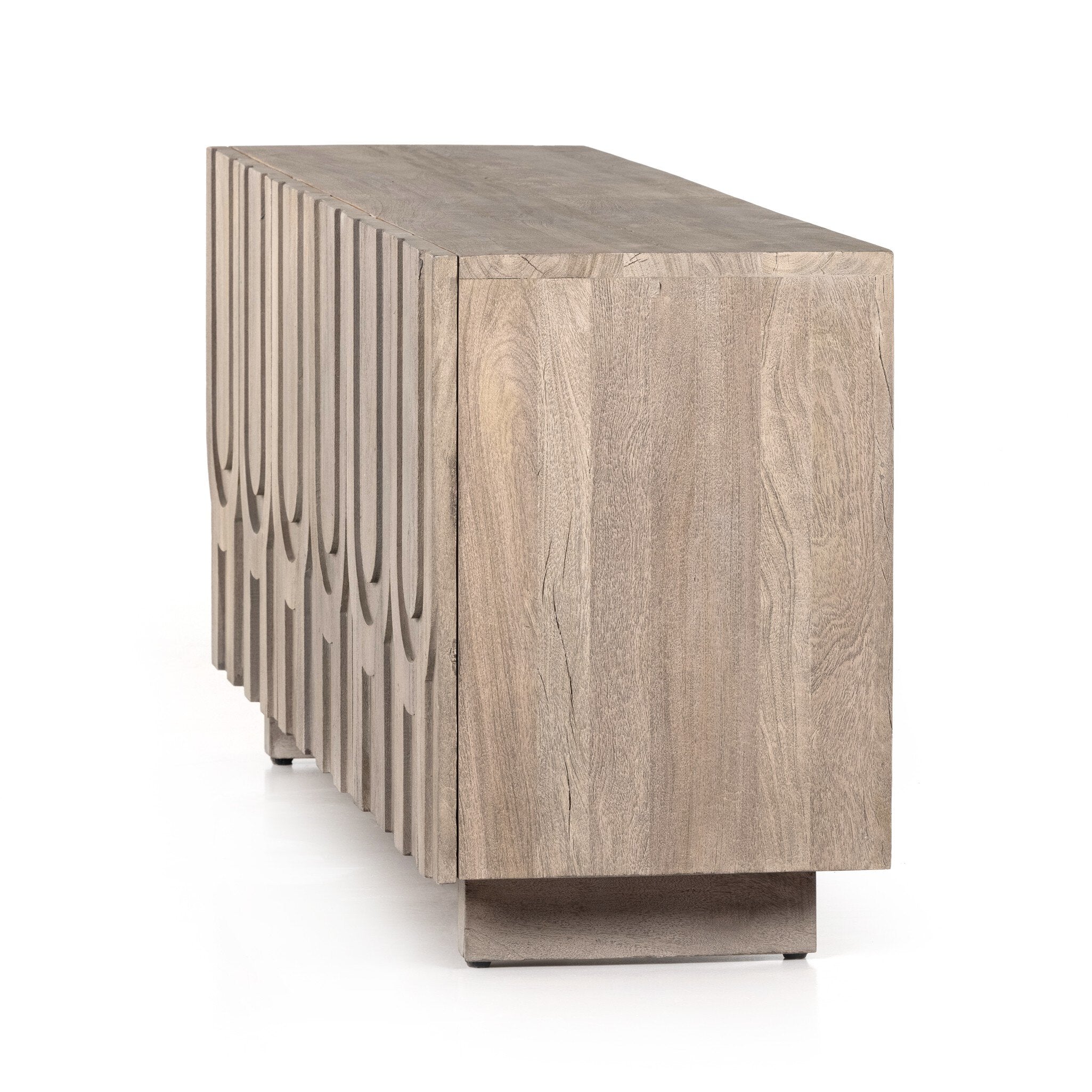 Rivka Media Console - Aged Grey - Image 3