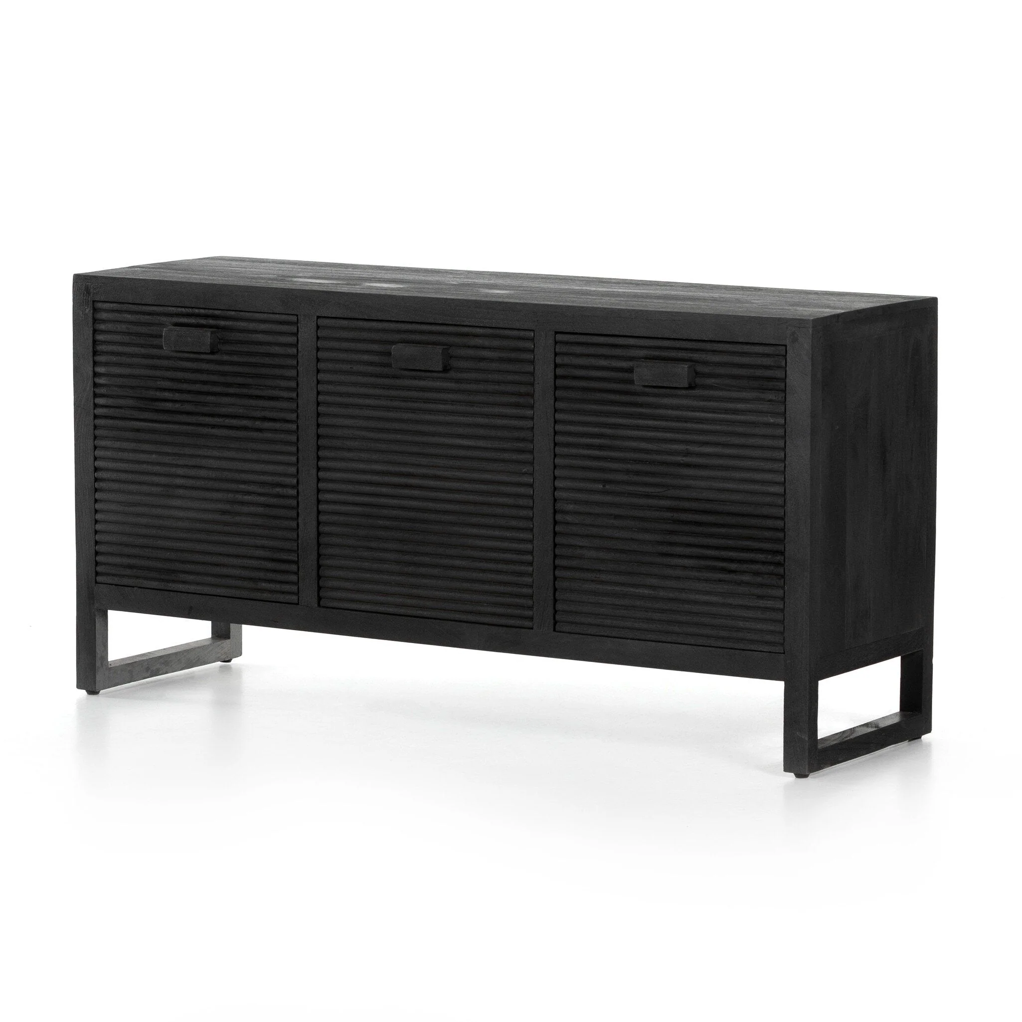 Lorne Media Console - Dark Totem Mango Solid - Image 2