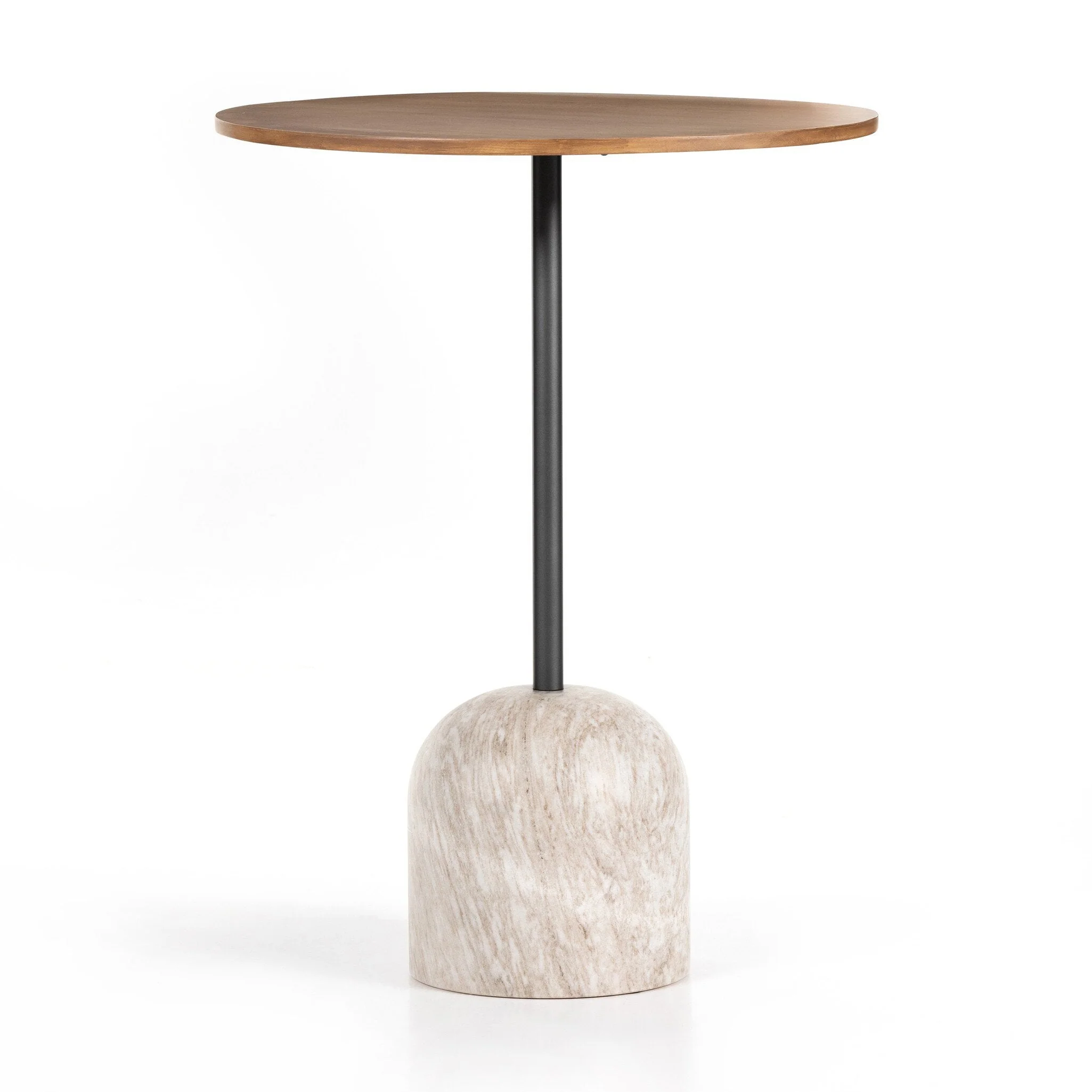 Faye Bar + Counter Table – Dark Natural Oak