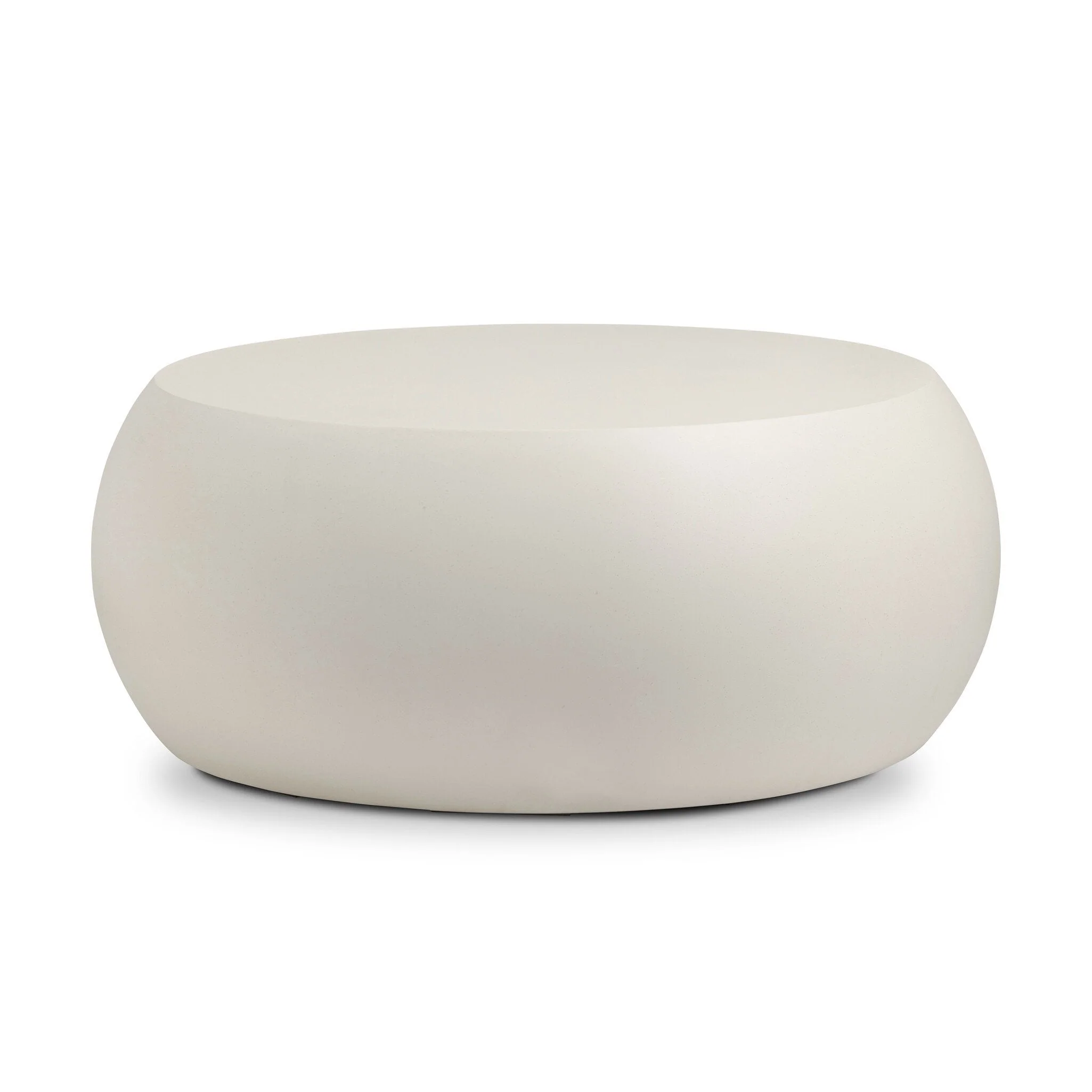 West Coffee Table - Ivory Clay - Image 1