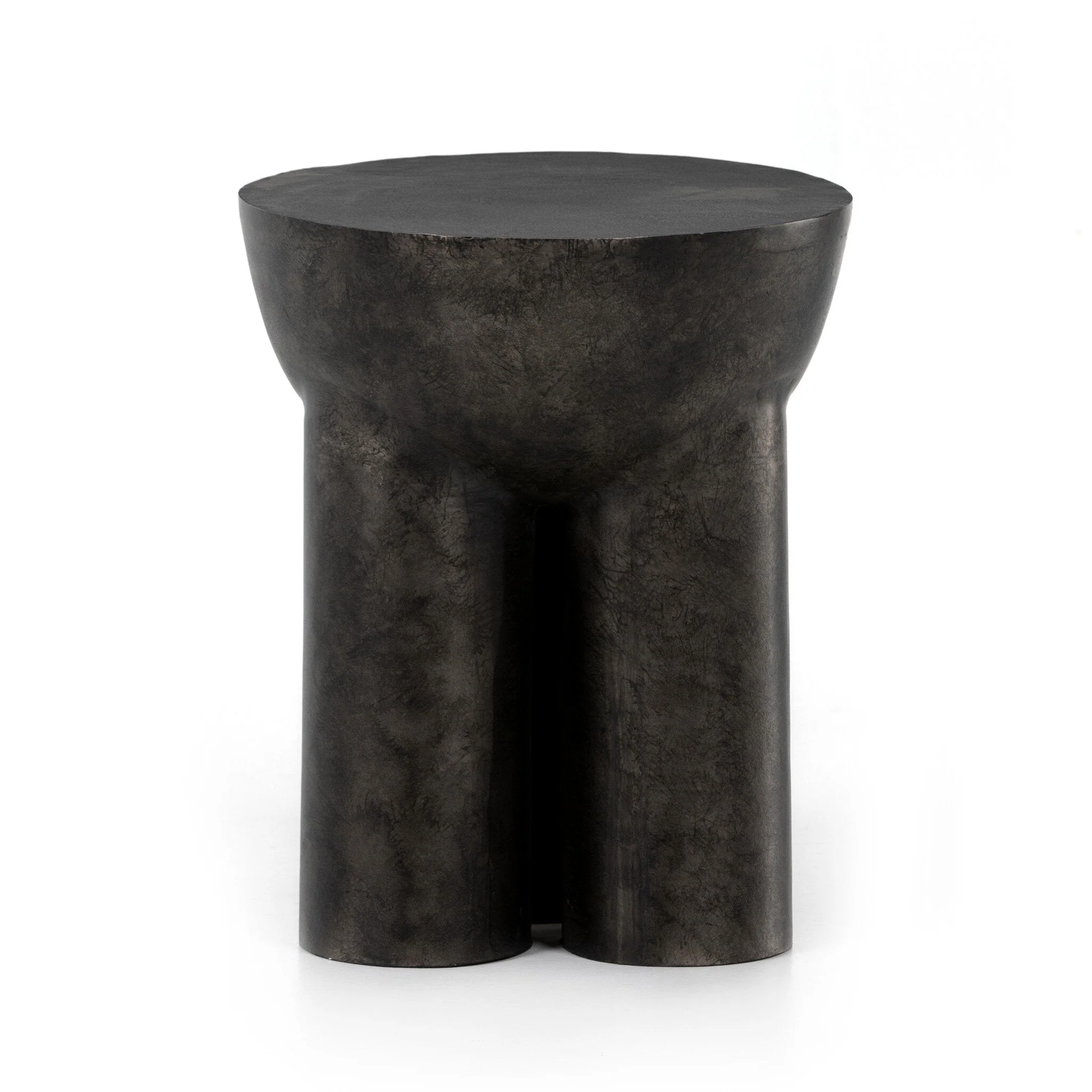 Sante End Table - Raw Black - Image 1
