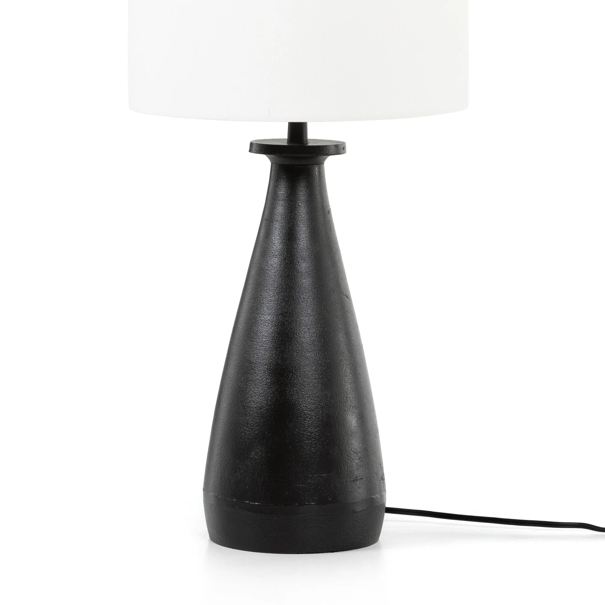 Innes Table Lamp - Matte Black Cast Aluminum - Image 3
