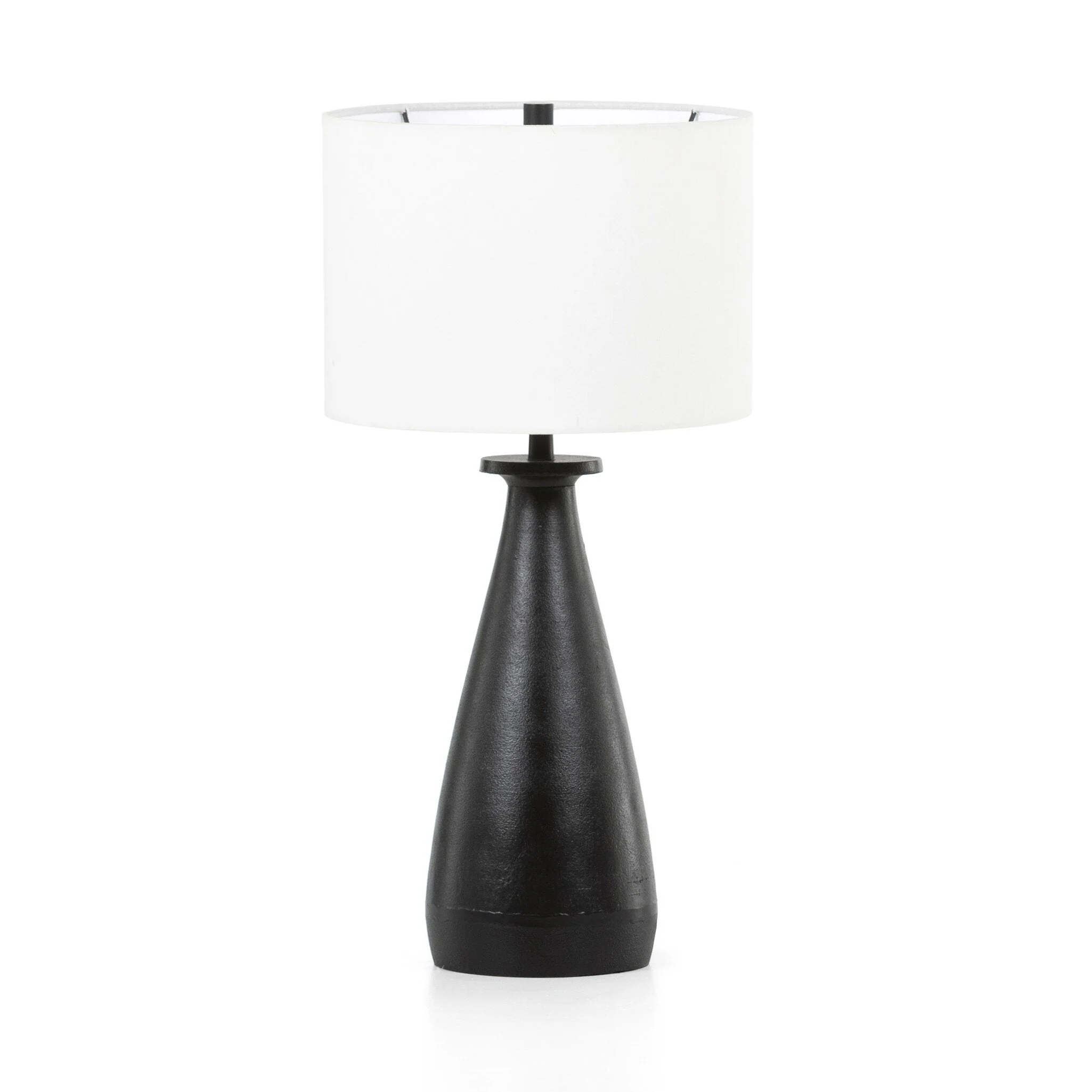 Innes Table Lamp - Matte Black Cast Aluminum - Image 1