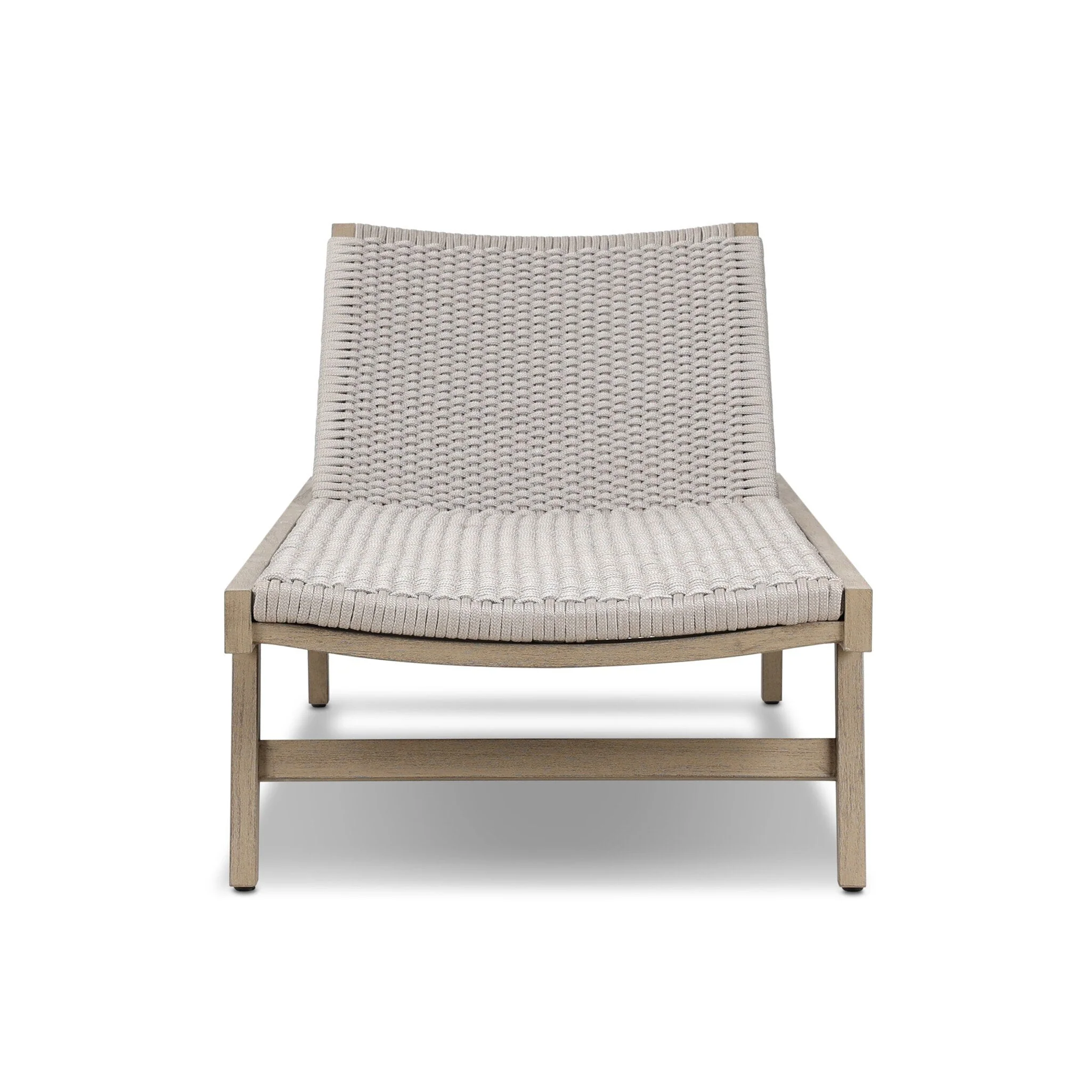 Delano Outdoor Chaise – Thick Grey Rope