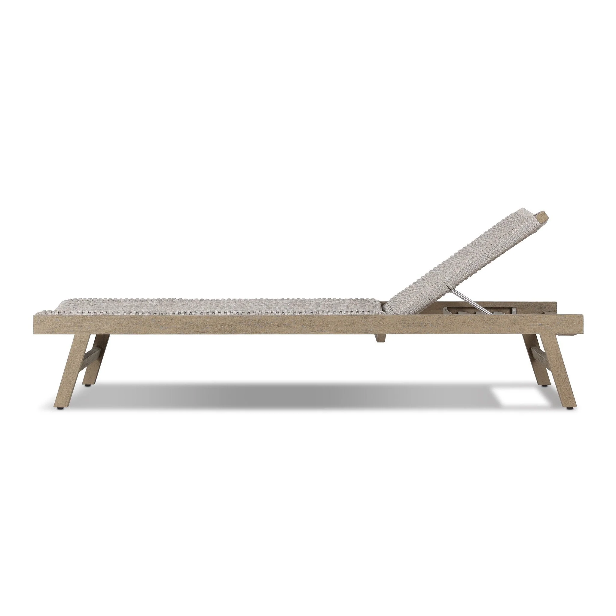 Delano Outdoor Chaise - Thick Grey Rope - Image 3