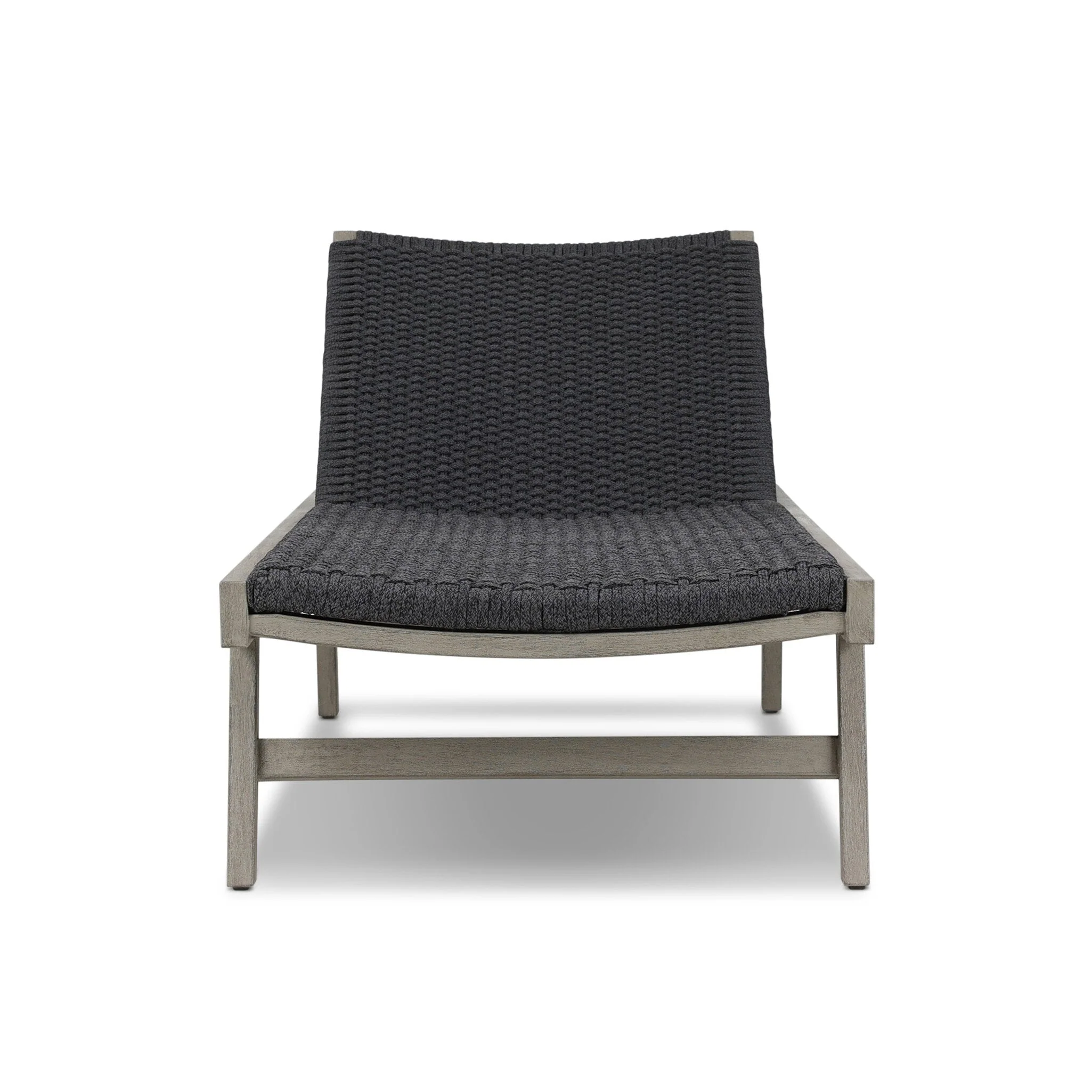 Delano Outdoor Chaise – Thick Dark Grey Rope